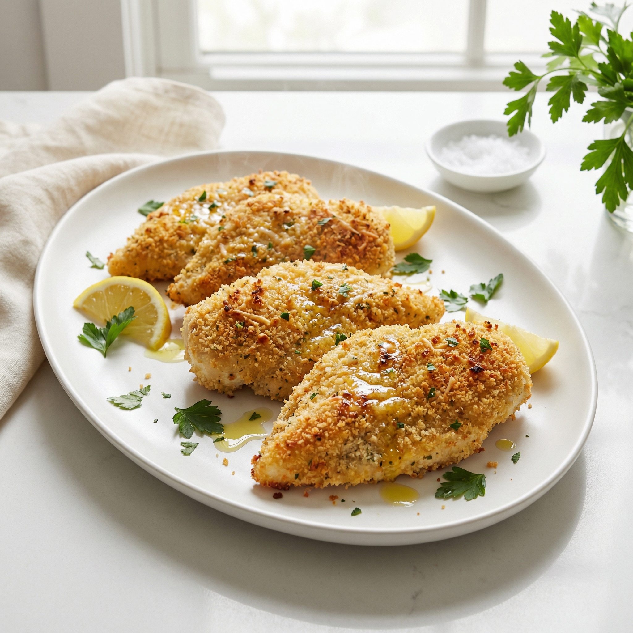 Parmesan-Crusted Chicken Breasts