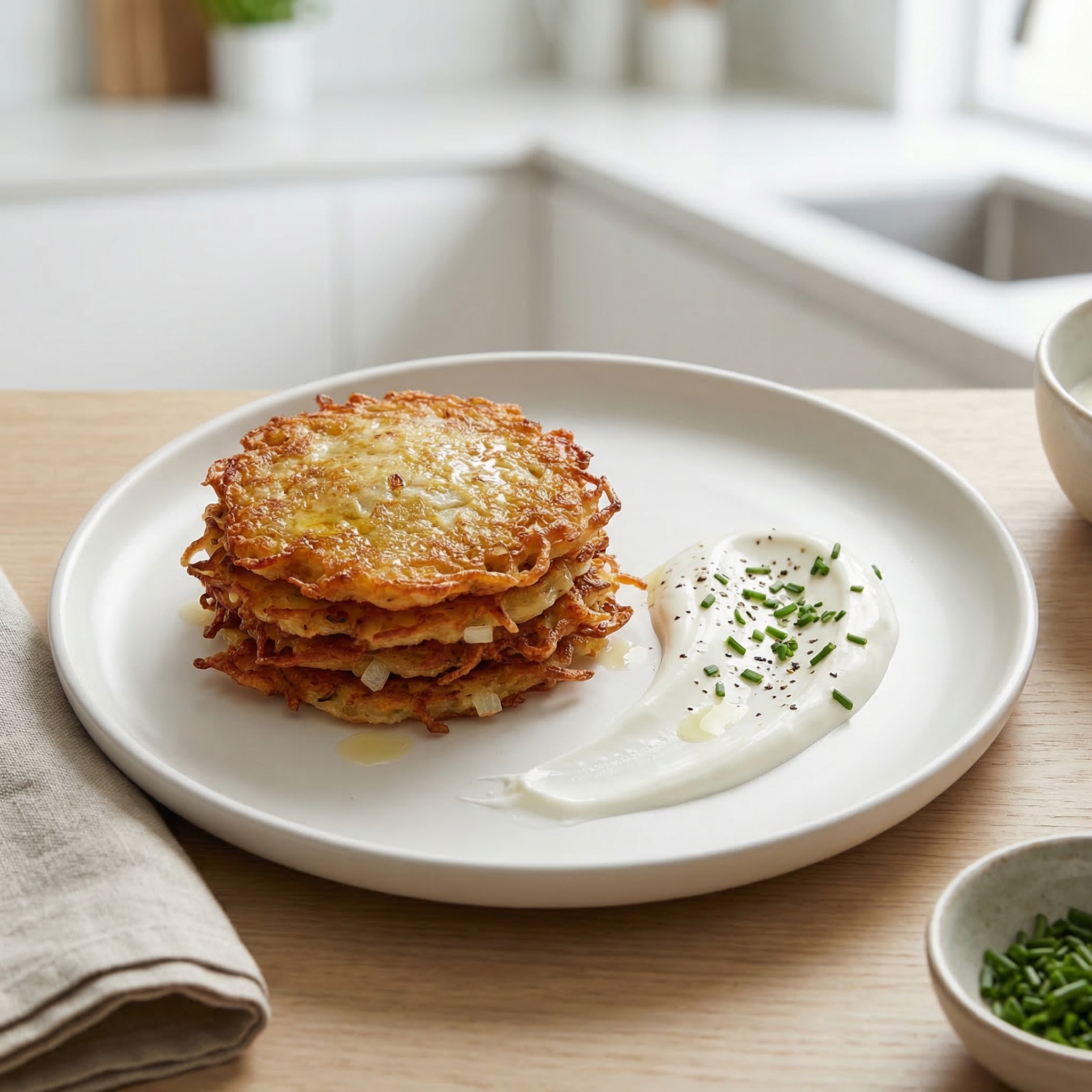 Golden Potato Latke-Style Pancakes
