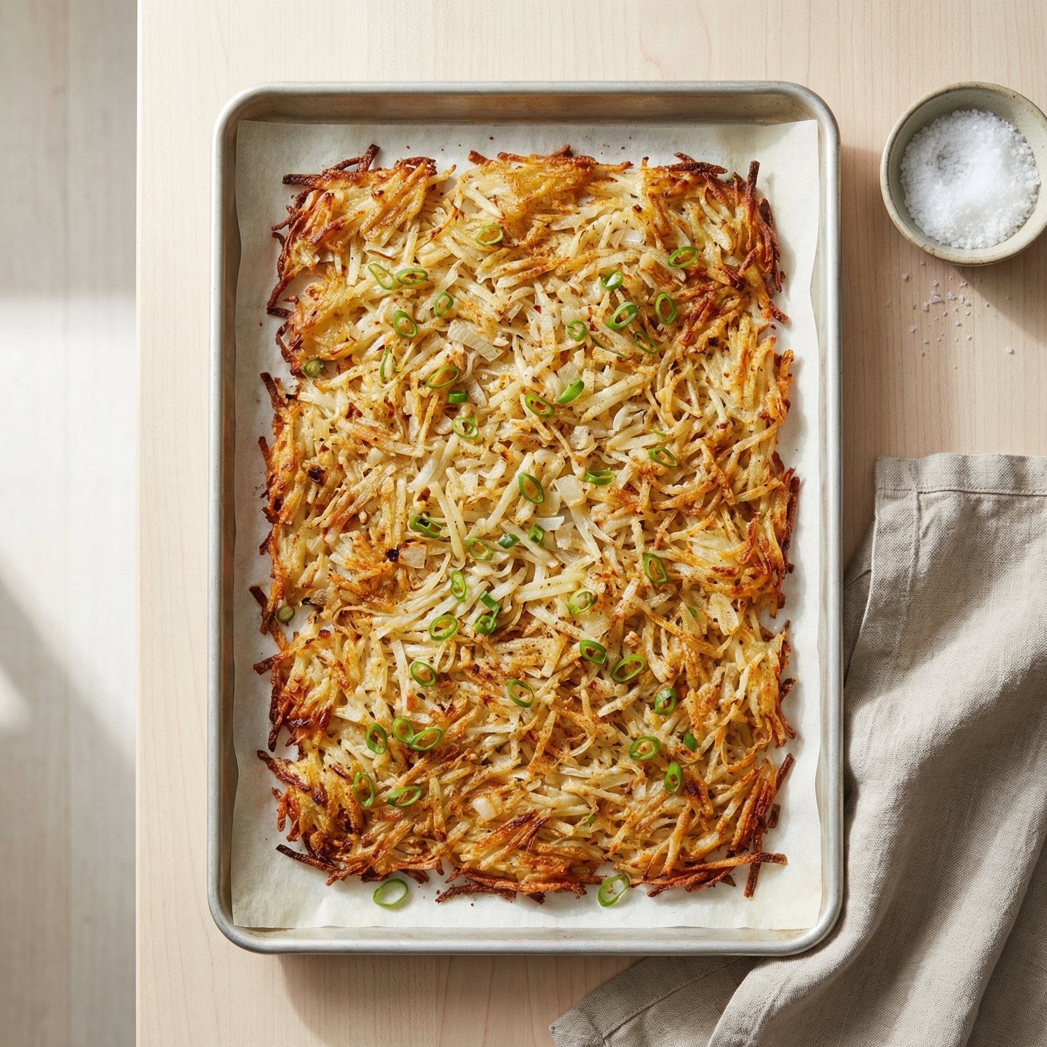 Oven-Baked Sheet Pan Hash Browns