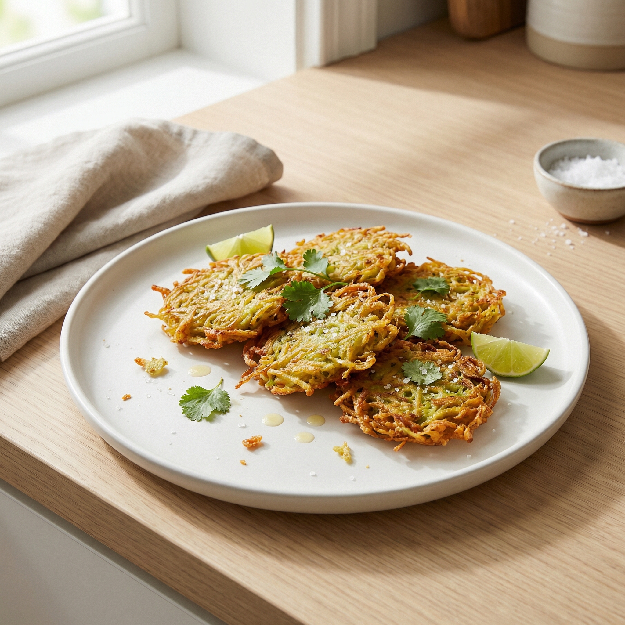 Aranitas (Crispy Shredded Green Plantain Patties)