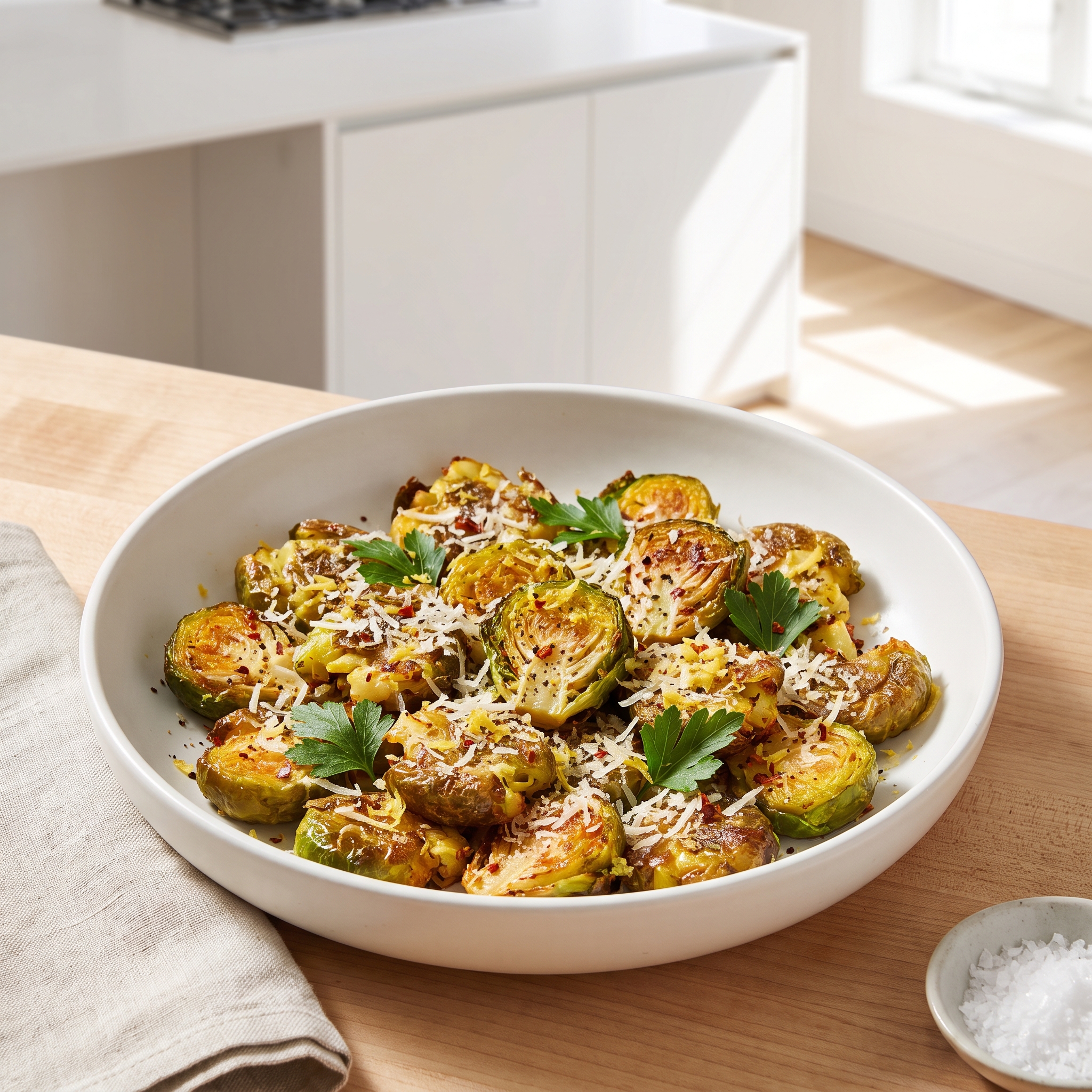 Crispy Smashed Brussels Sprouts