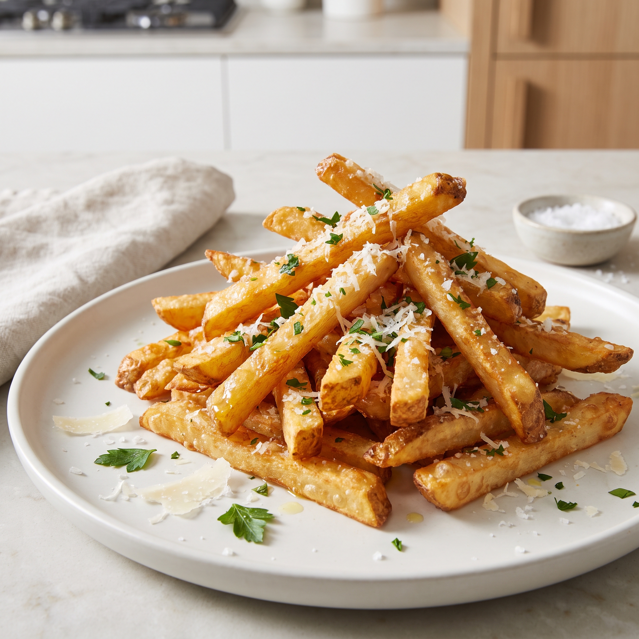 Crispy Truffle-Parmesan Fries