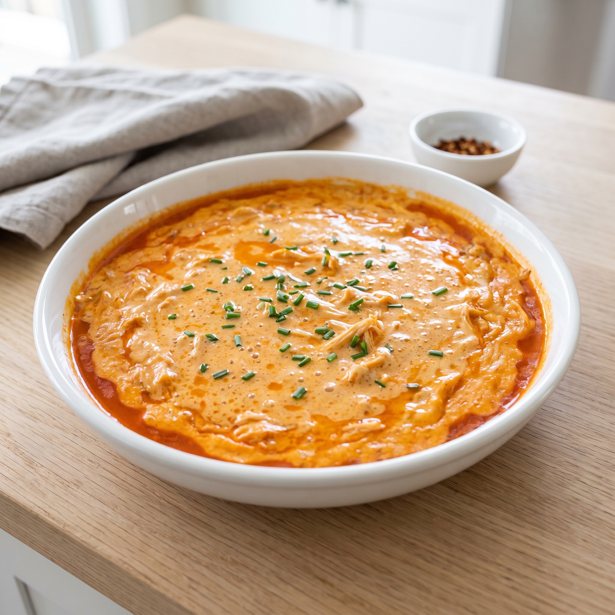 Crockpot Buffalo Chicken Dip