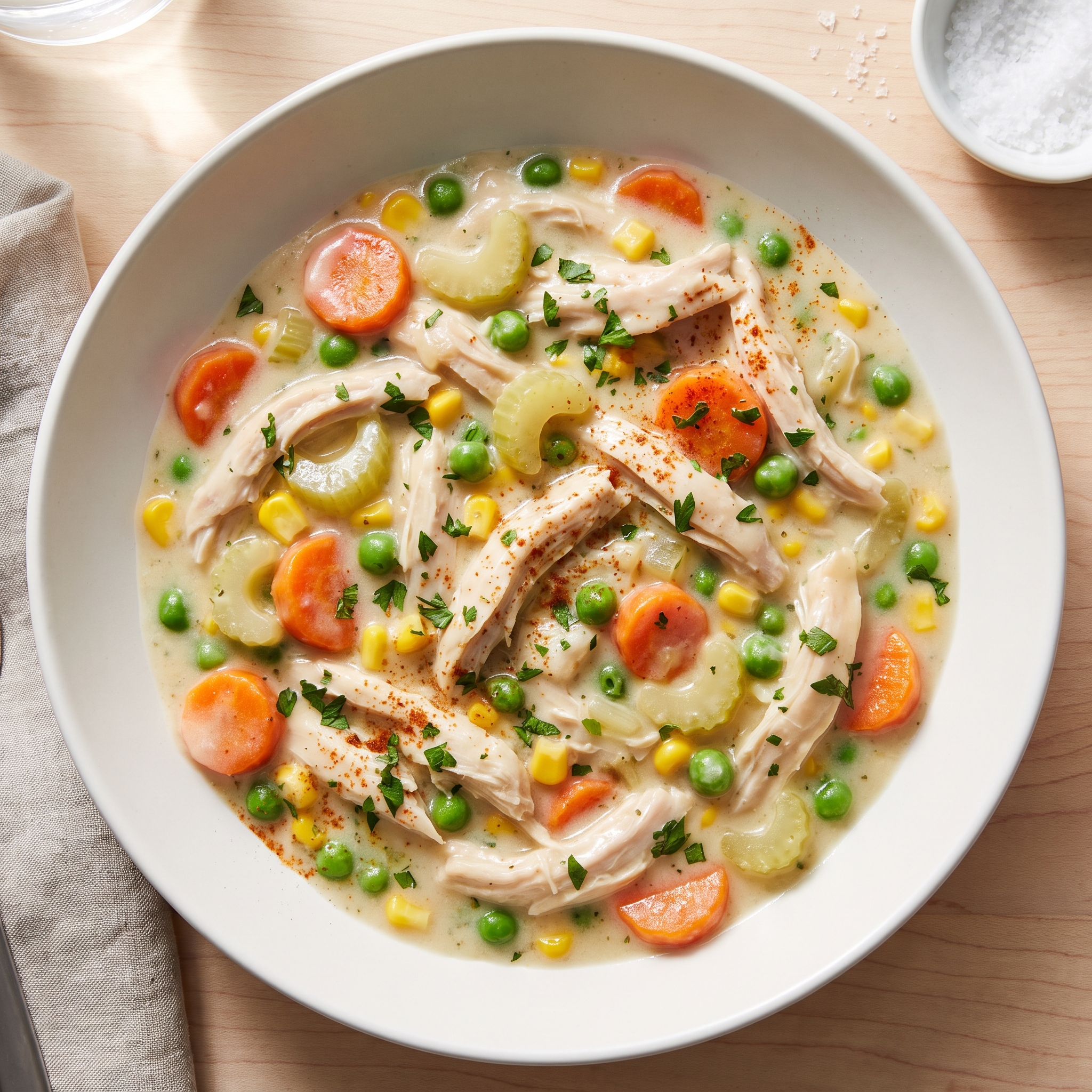 Crockpot Chicken Pot Pie Stew