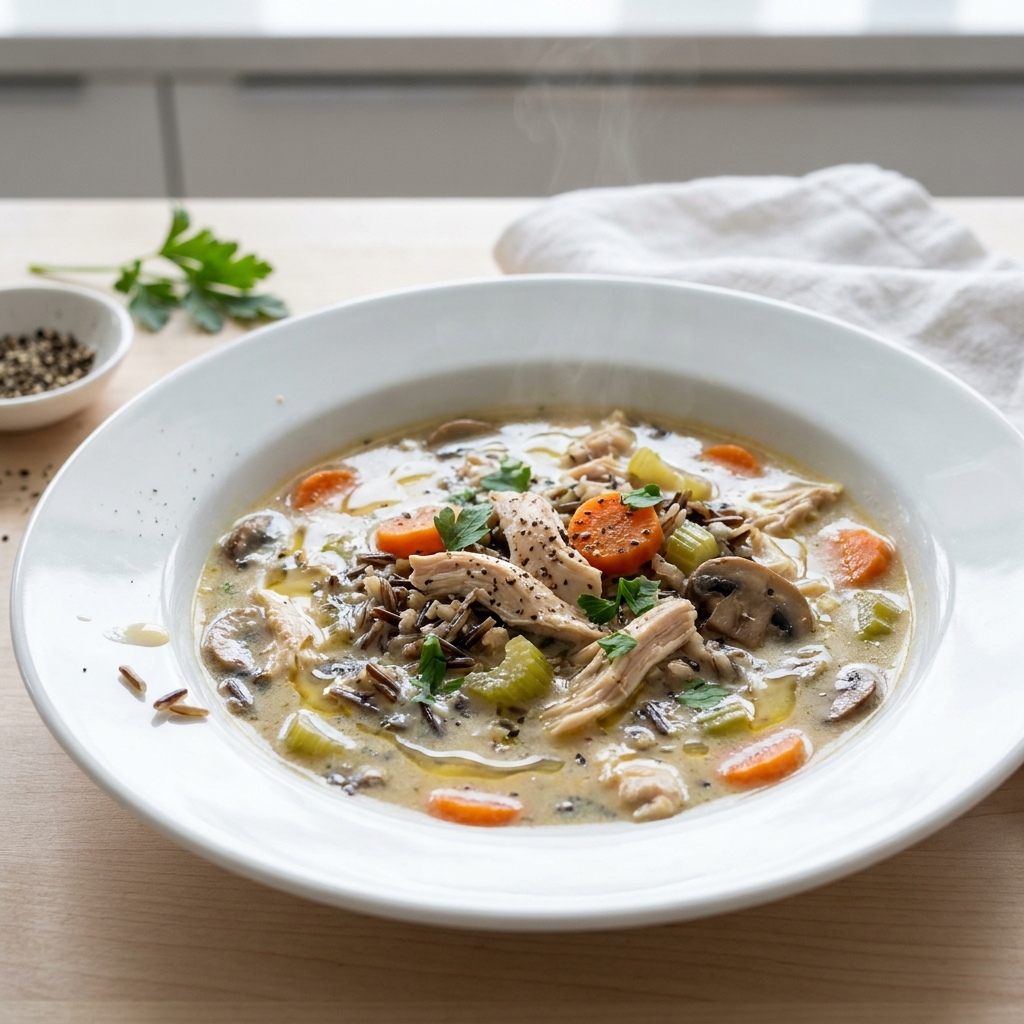 Crockpot Chicken and Wild Rice Stew