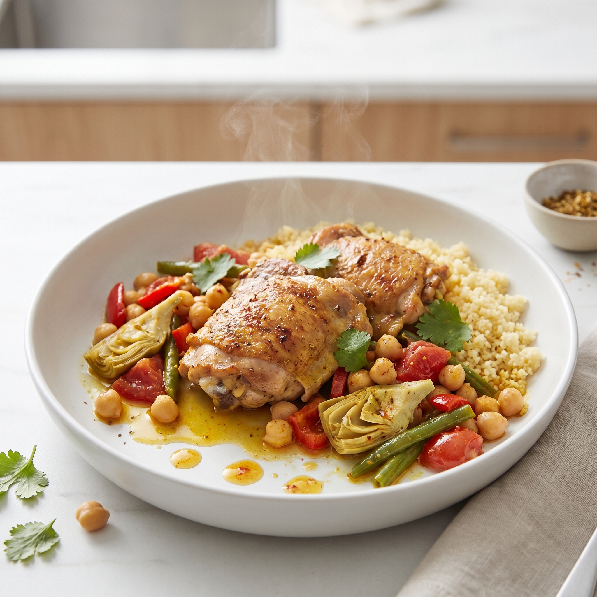 Crockpot Mediterranean Chicken with Vegetables