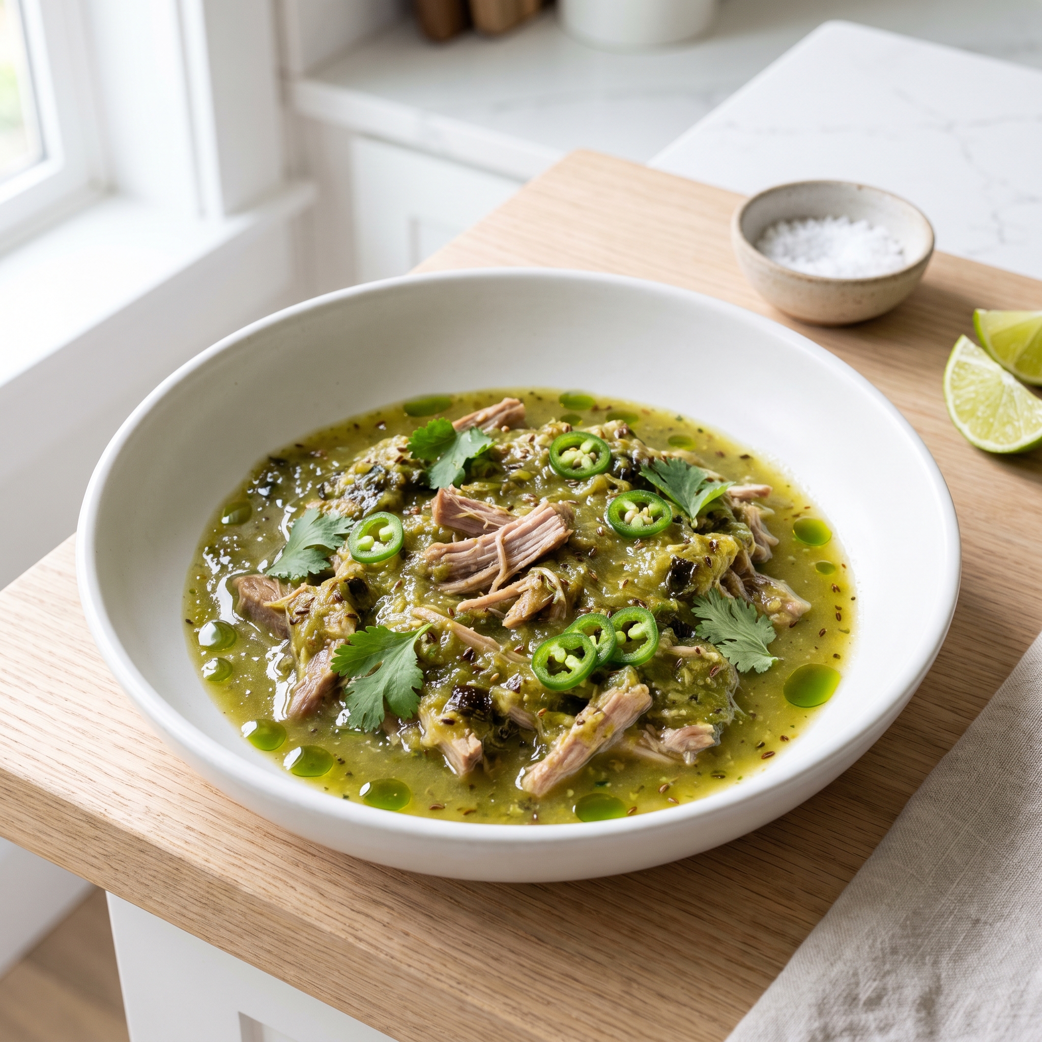 Crockpot Pork Chile Verde