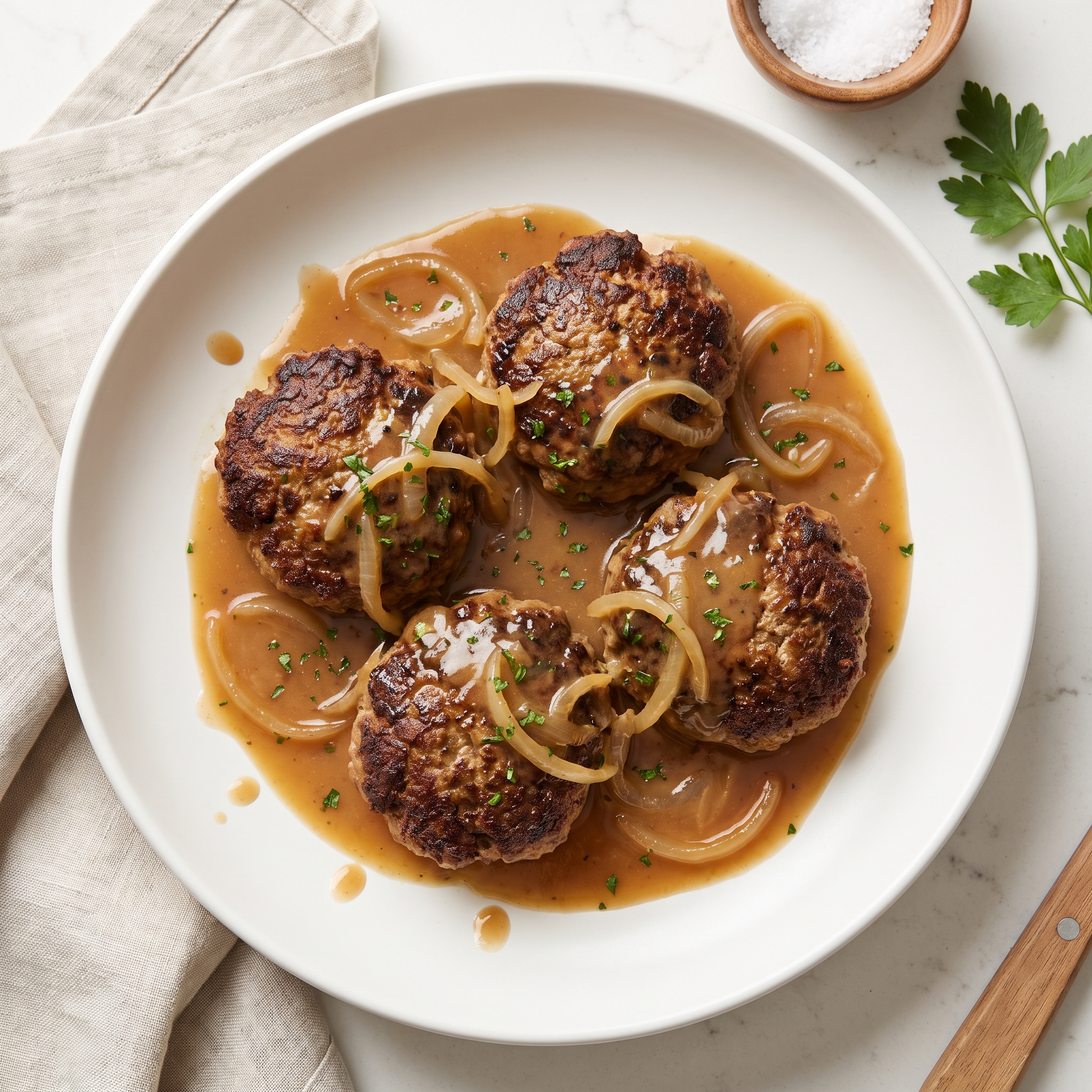 Crockpot Salisbury Steak with Rich Gravy
