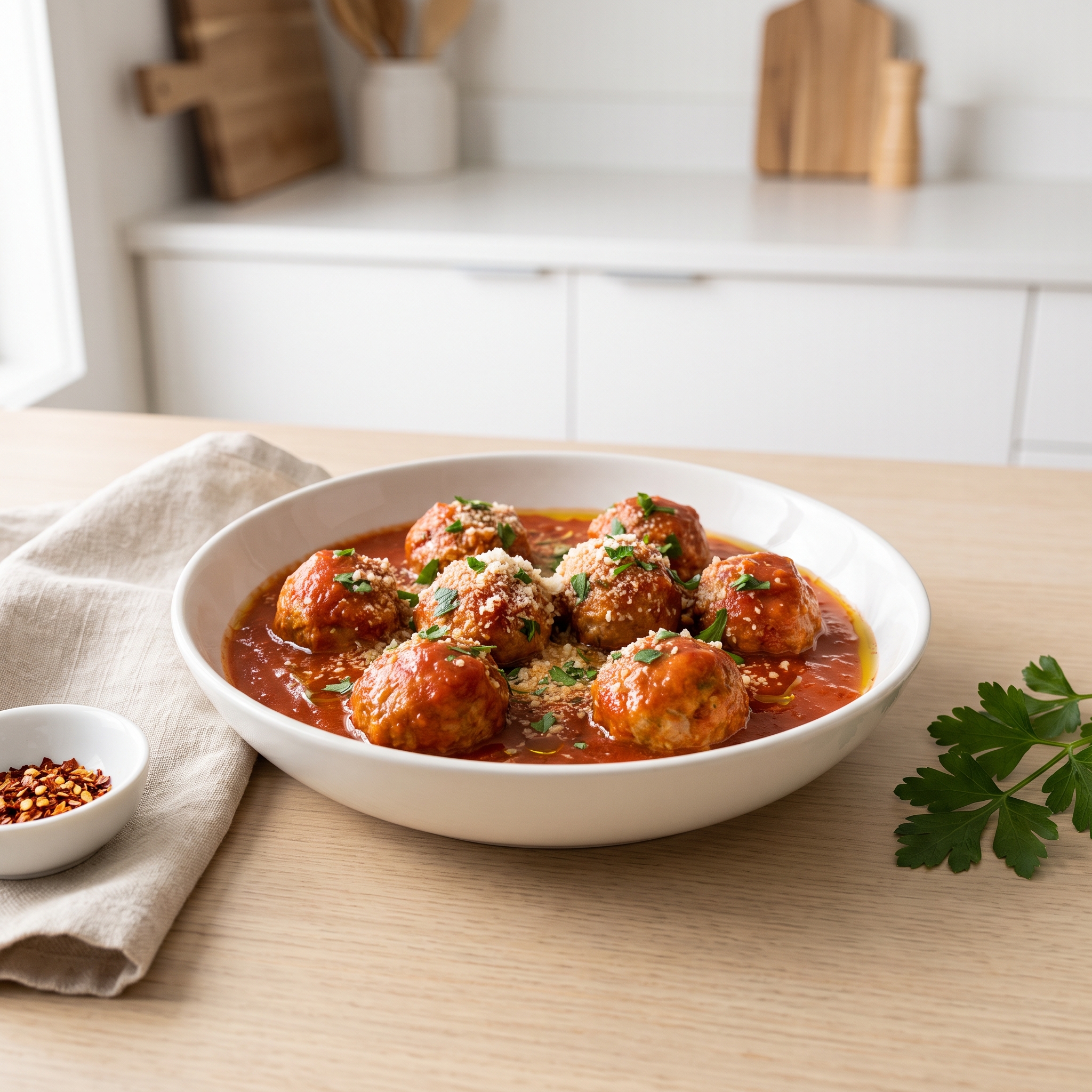 Crockpot Turkey Sausage Meatballs