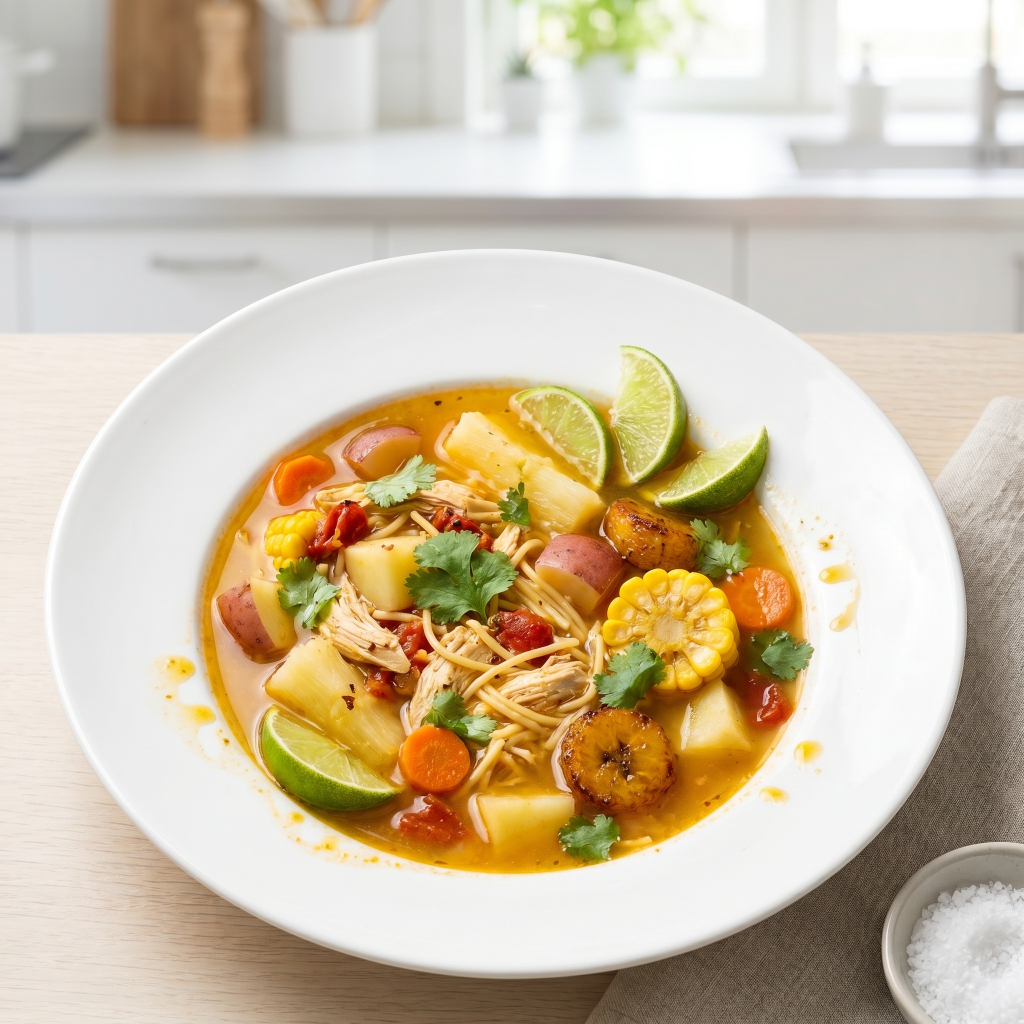Cuban-Style Chicken Soup
