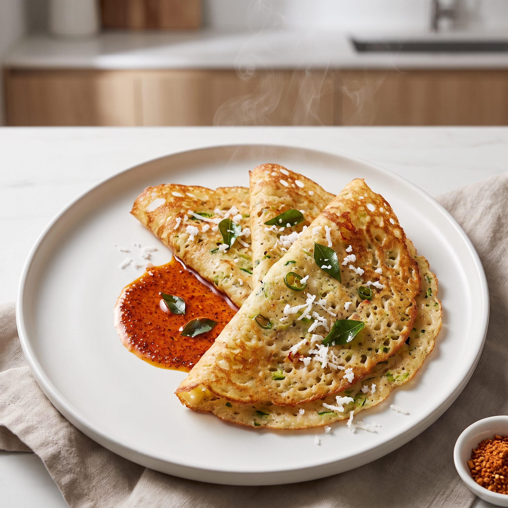 Cucumber Semolina Dosa