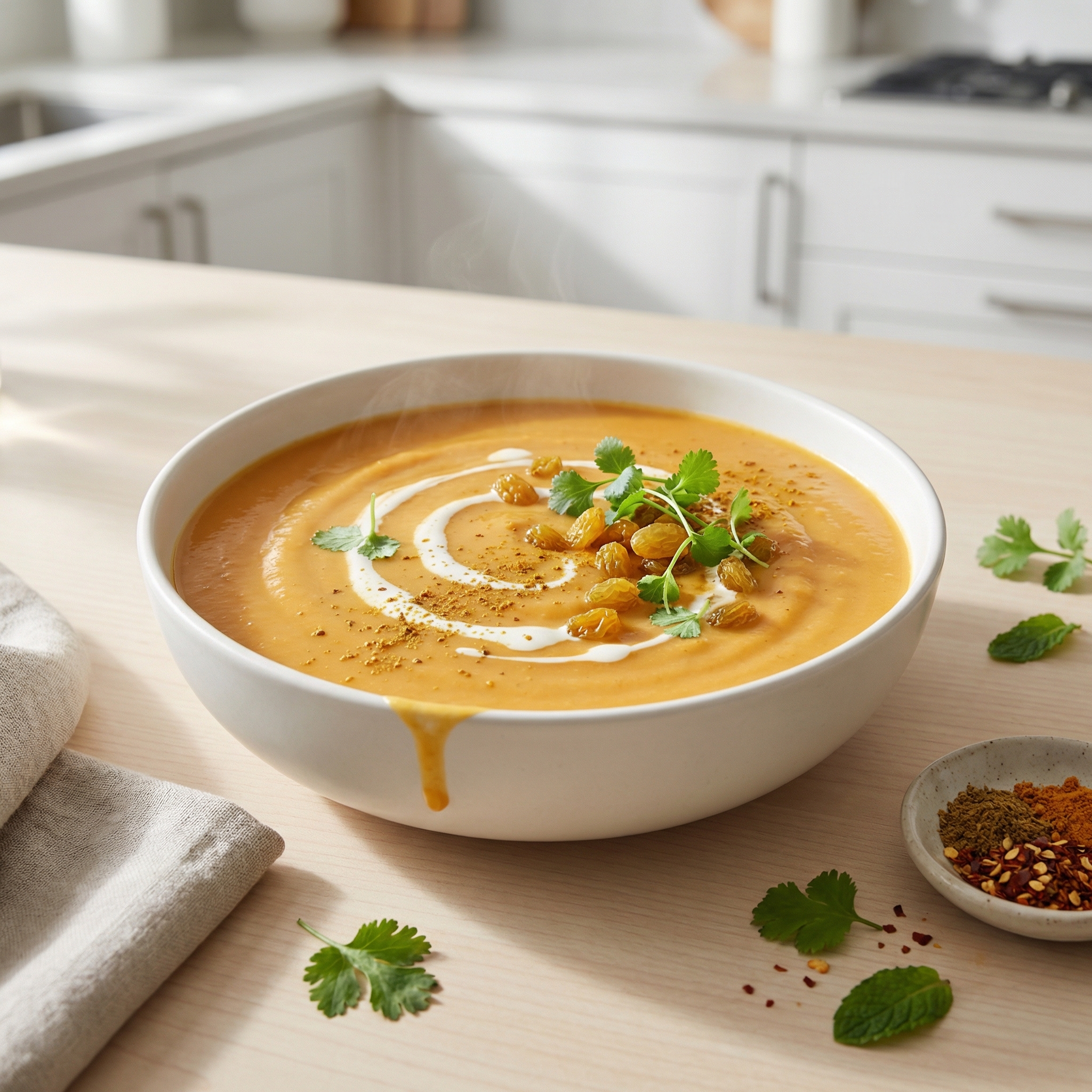 Creamy Curried Carrot Soup