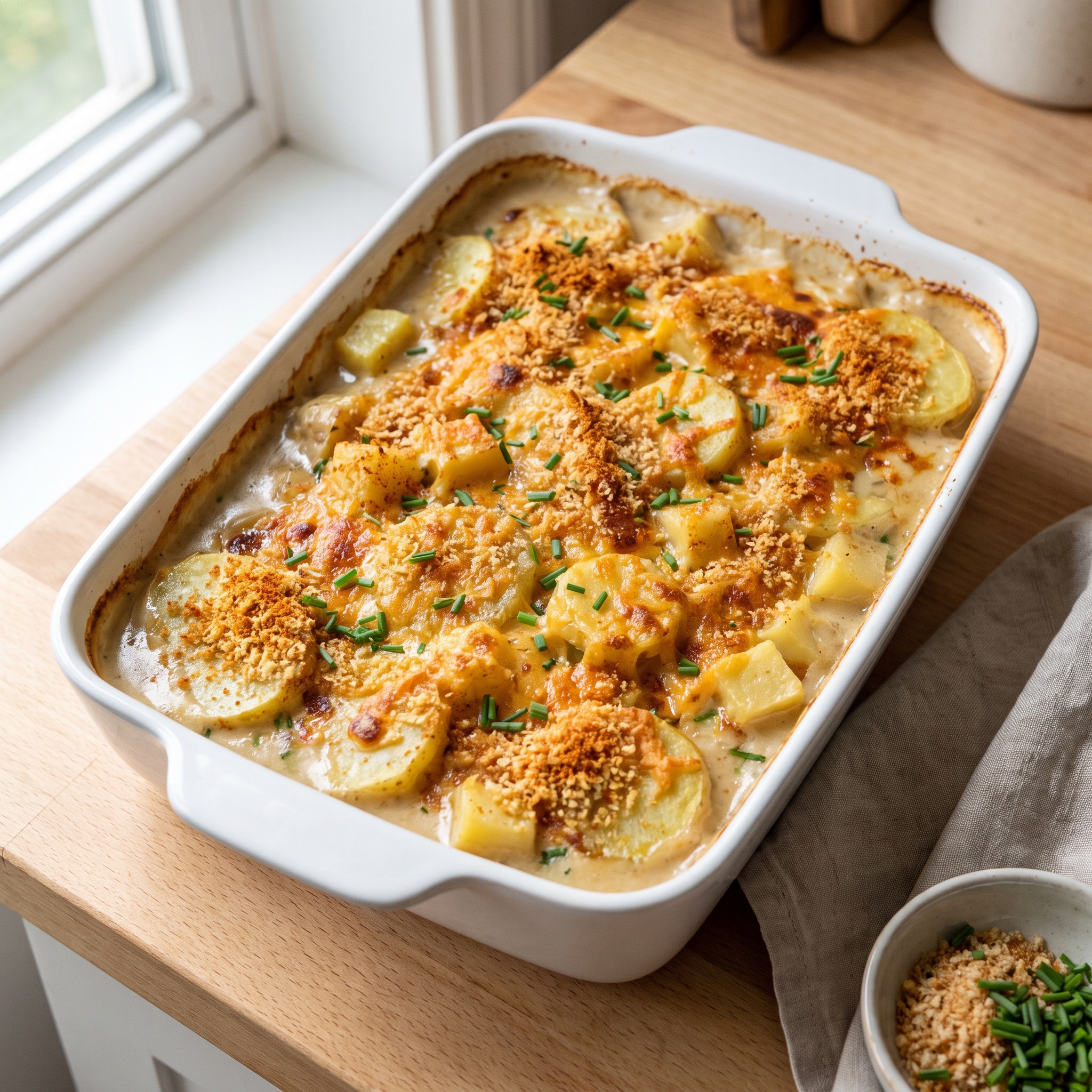 Dairy-Free Potatoes au Gratin (Vegan)