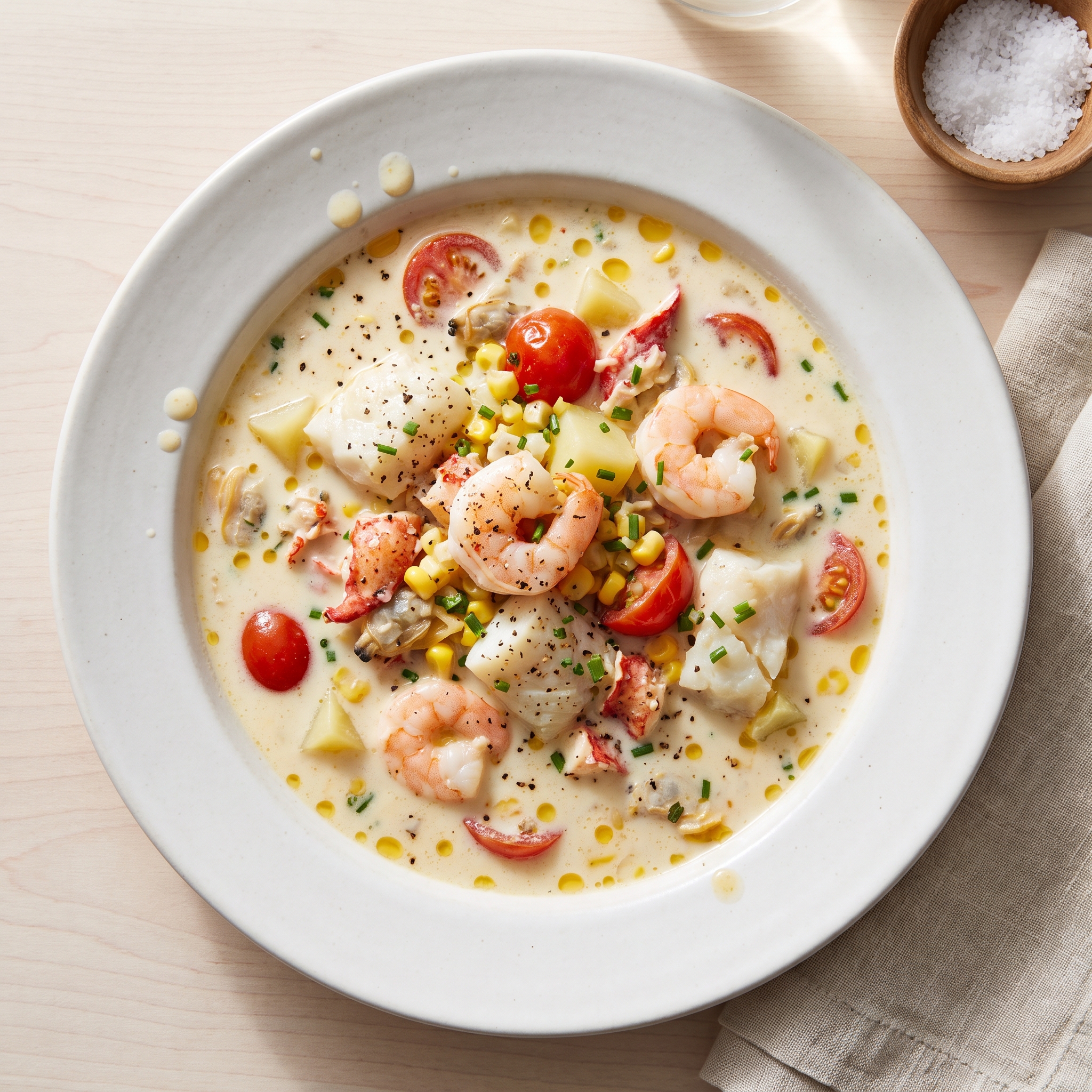 Danielle's Creamy Maritime Seafood Chowder