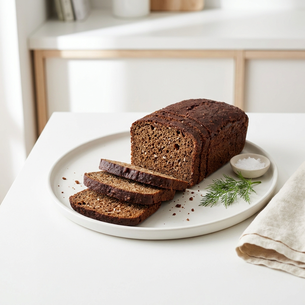 Danish Rugbrod (Rye Bread) for the Bread Machine