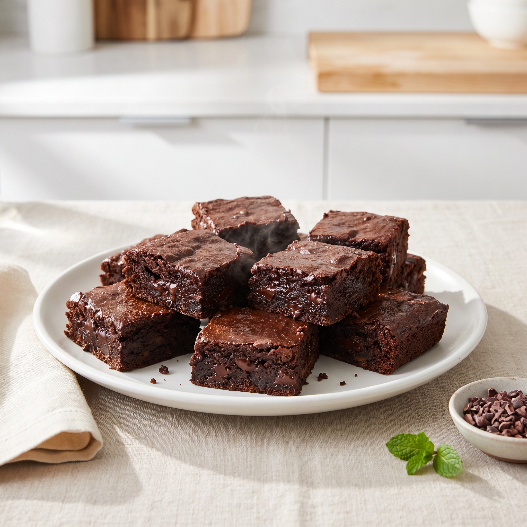 Date-Sweetened Fudgy Brownies