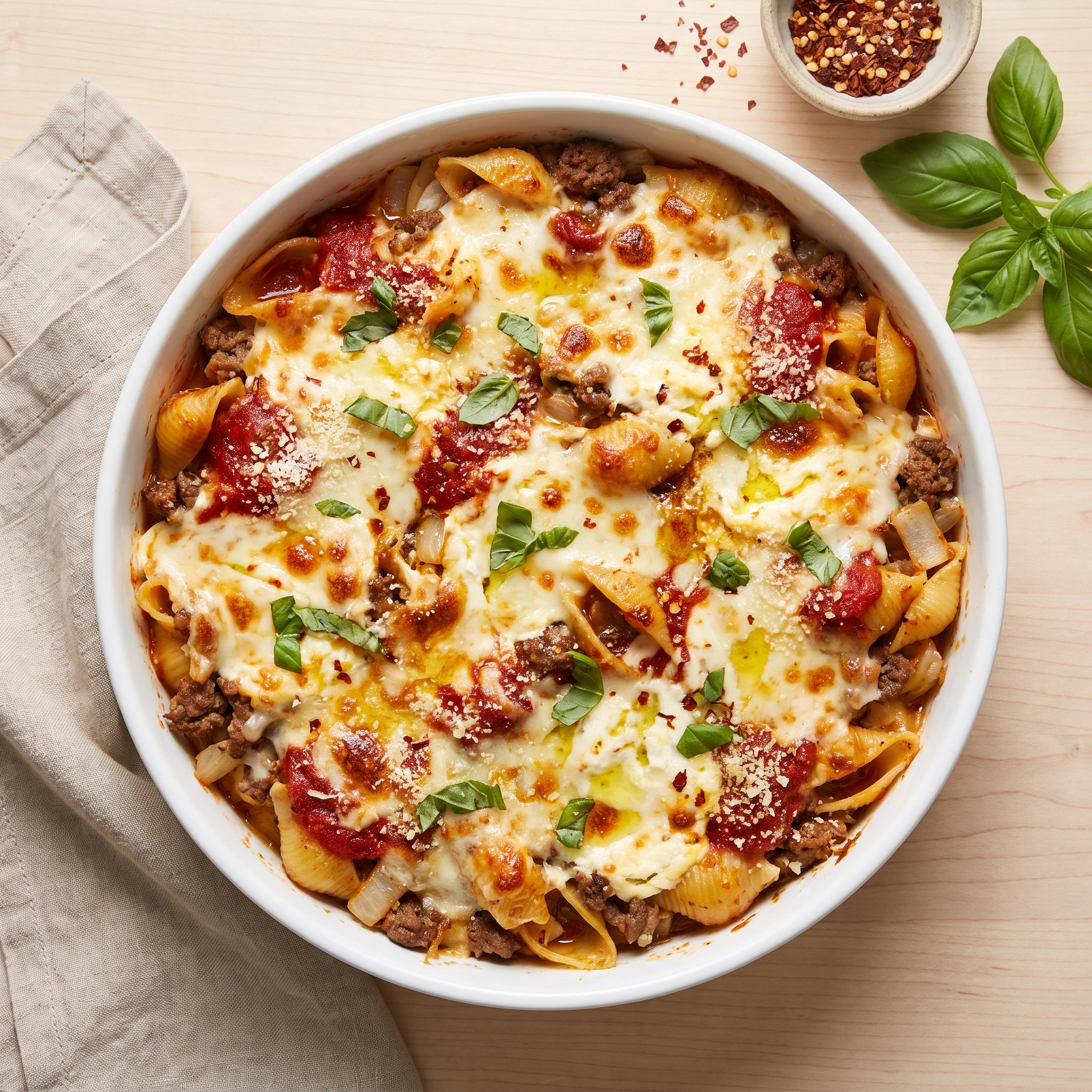 Deconstructed Stuffed Shells Casserole