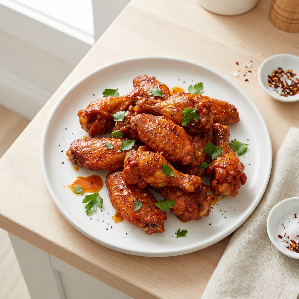 Deep-Fried Hot Wings and Drumettes
