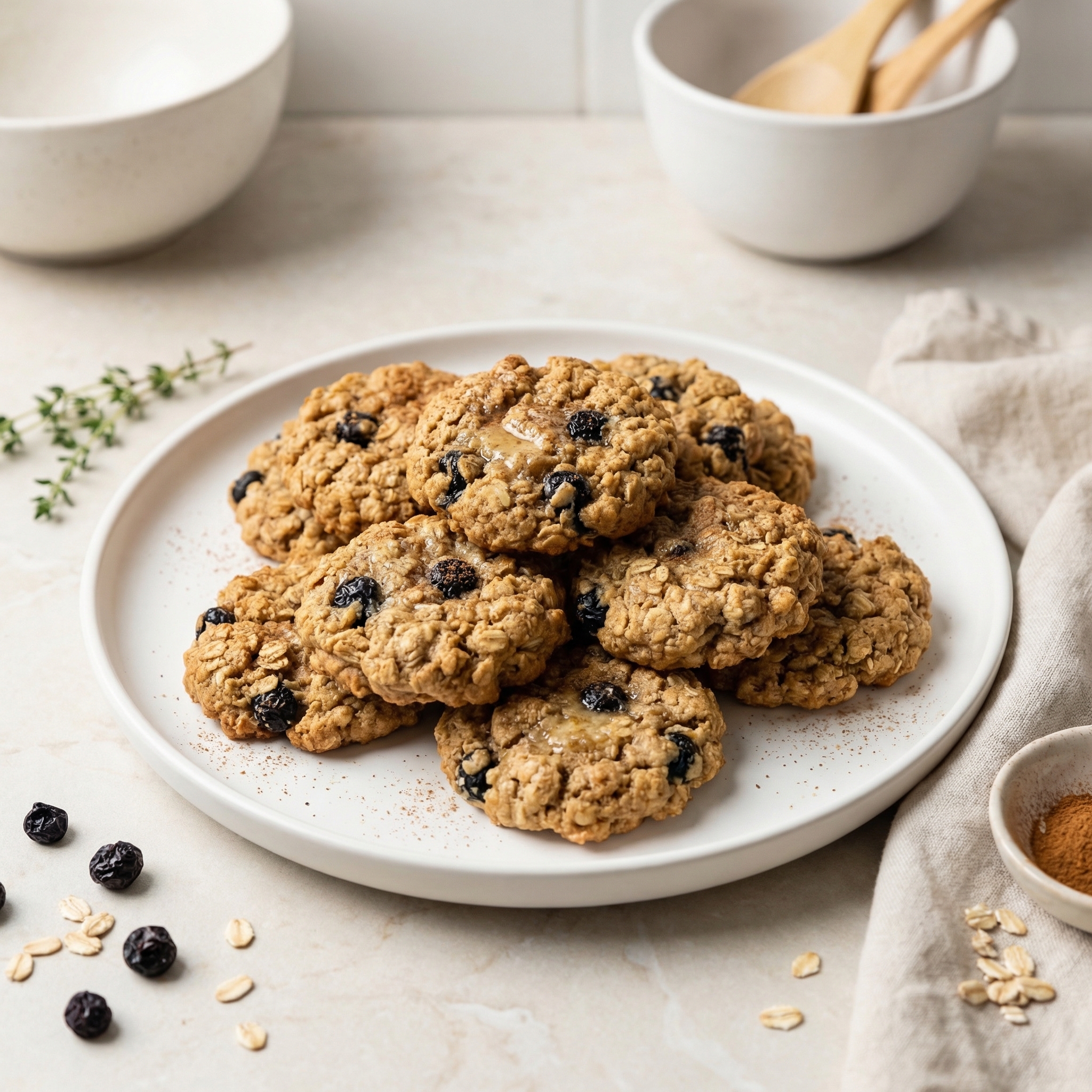 Blueberry Oatmeal Cookies