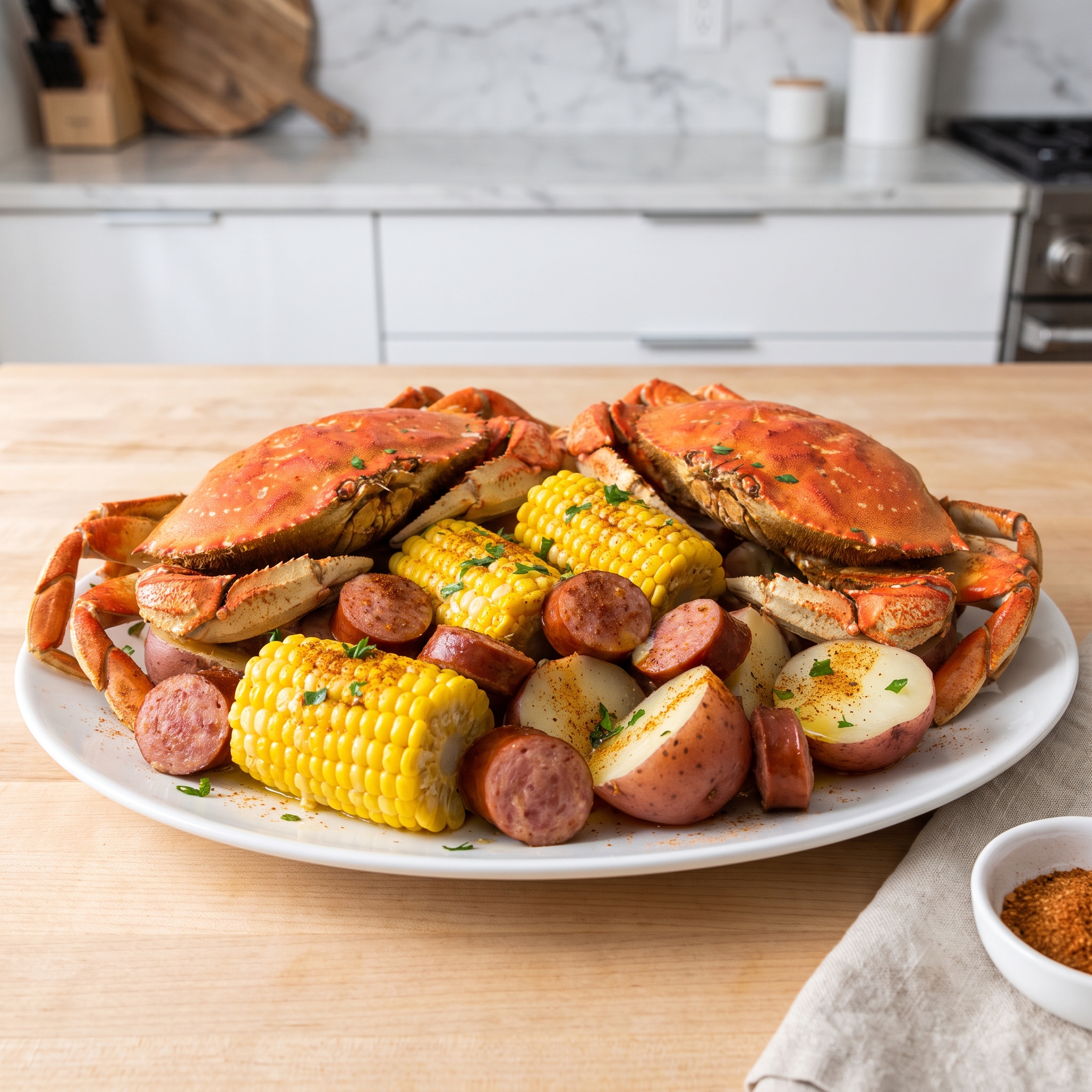 Dungeness Crab Boil Feast
