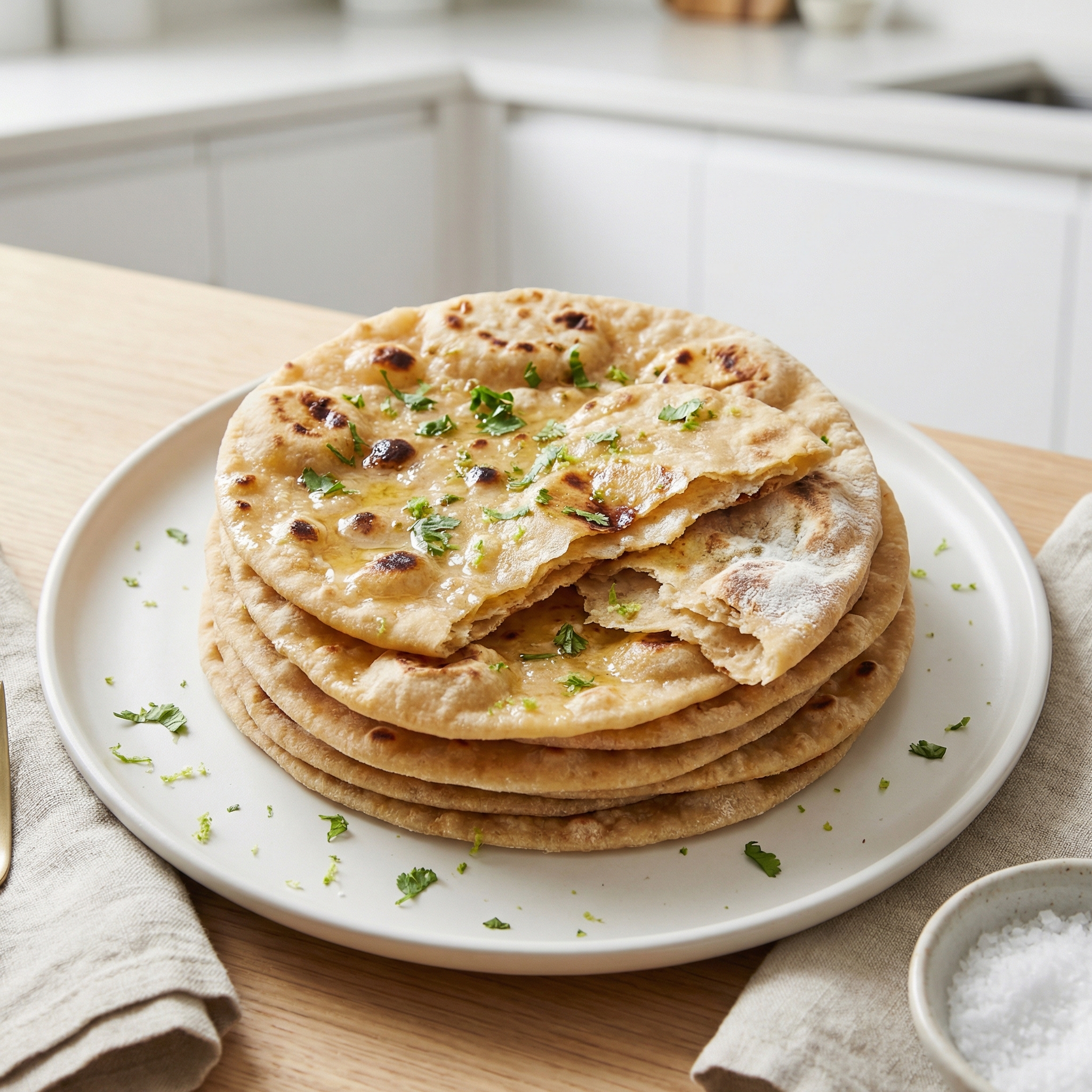 Indian Whole Wheat Roti Flatbread