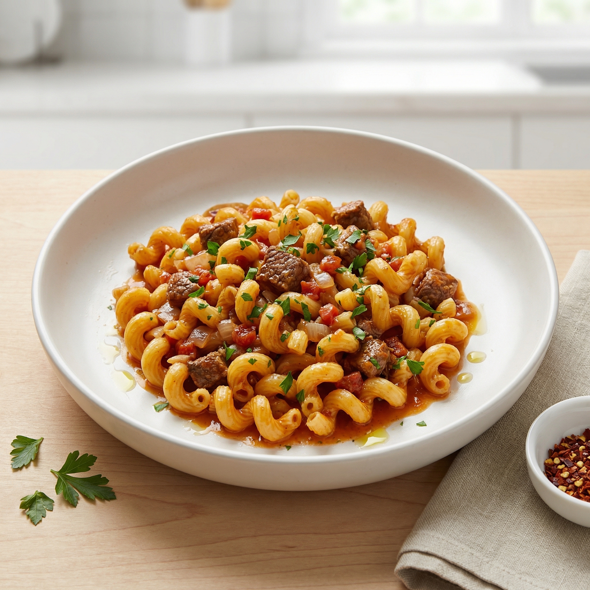Dutch Oven Ground Beef Goulash