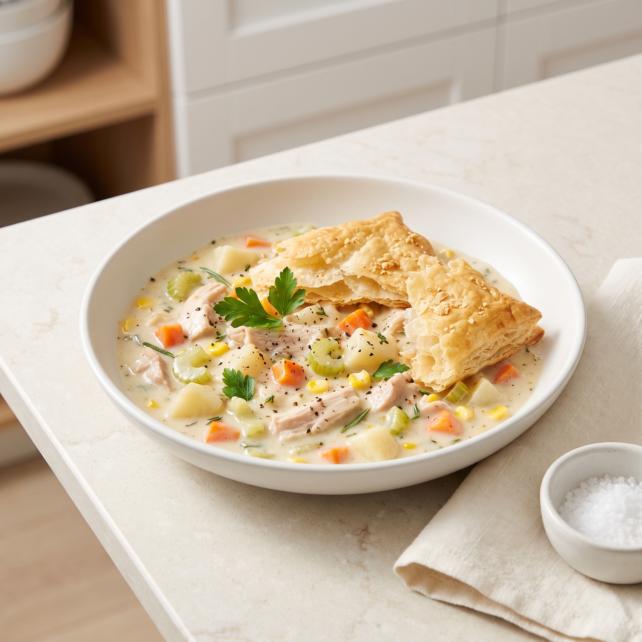 Easy Chicken and Vegetable Pot Pie