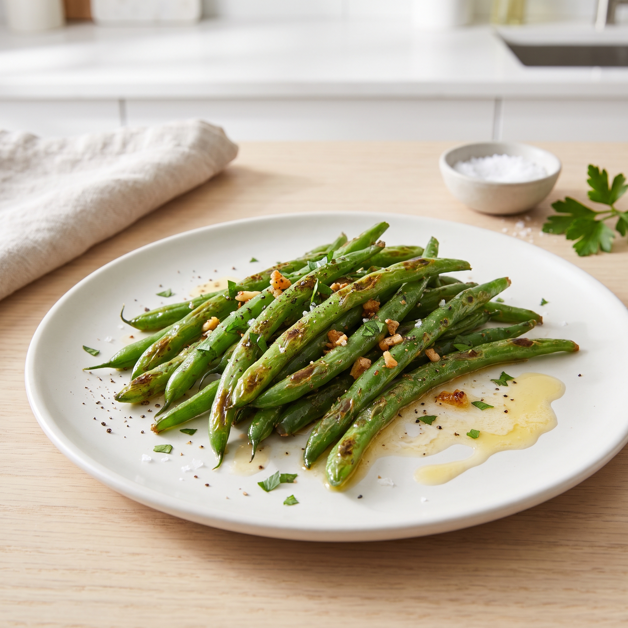 Easy Garlic Green Beans