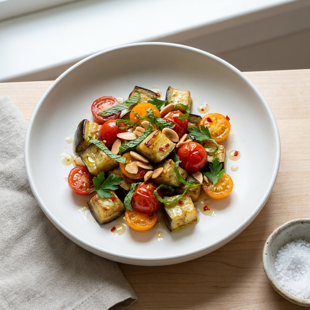 Eggplant with Almonds