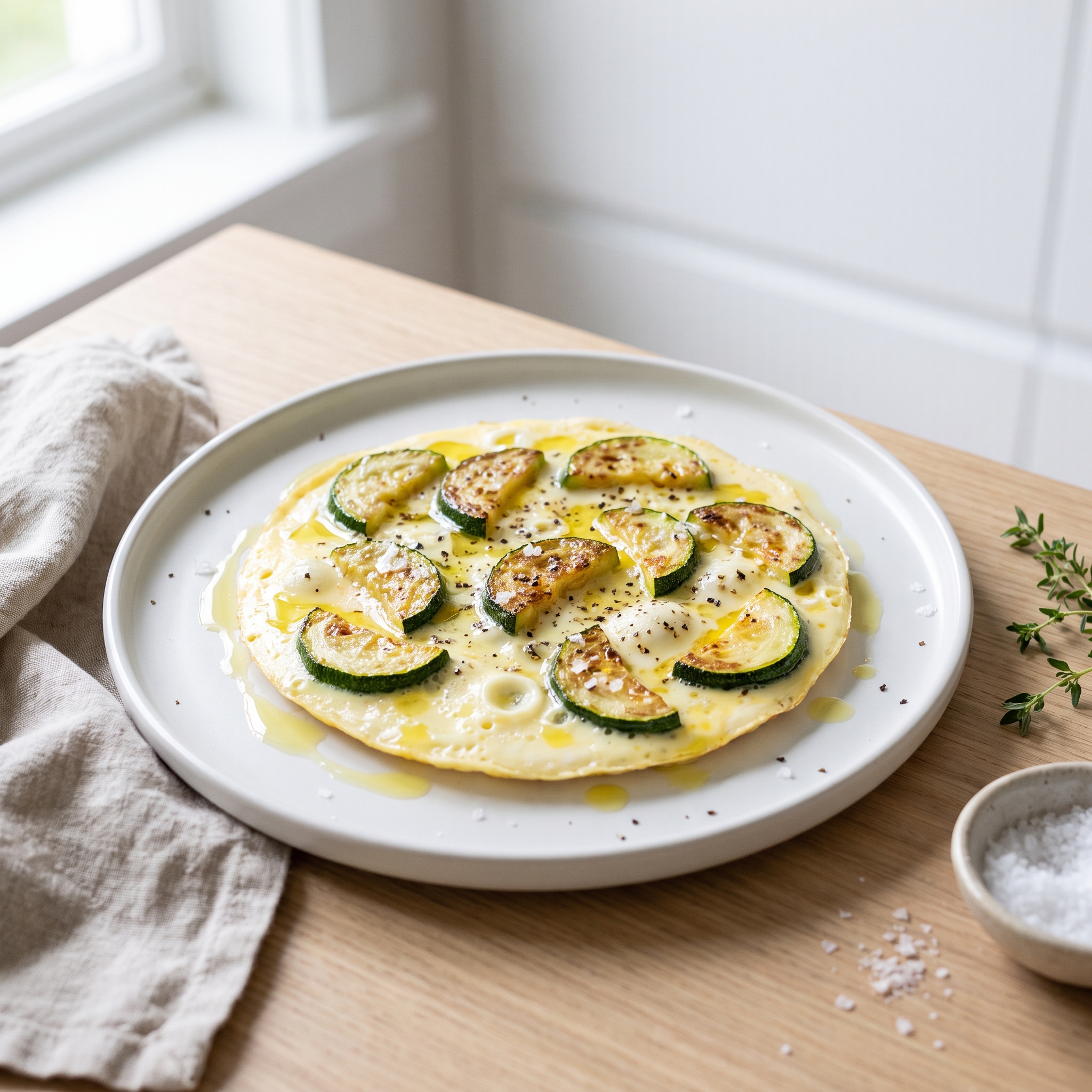 Eggs with Sautéed Zucchini