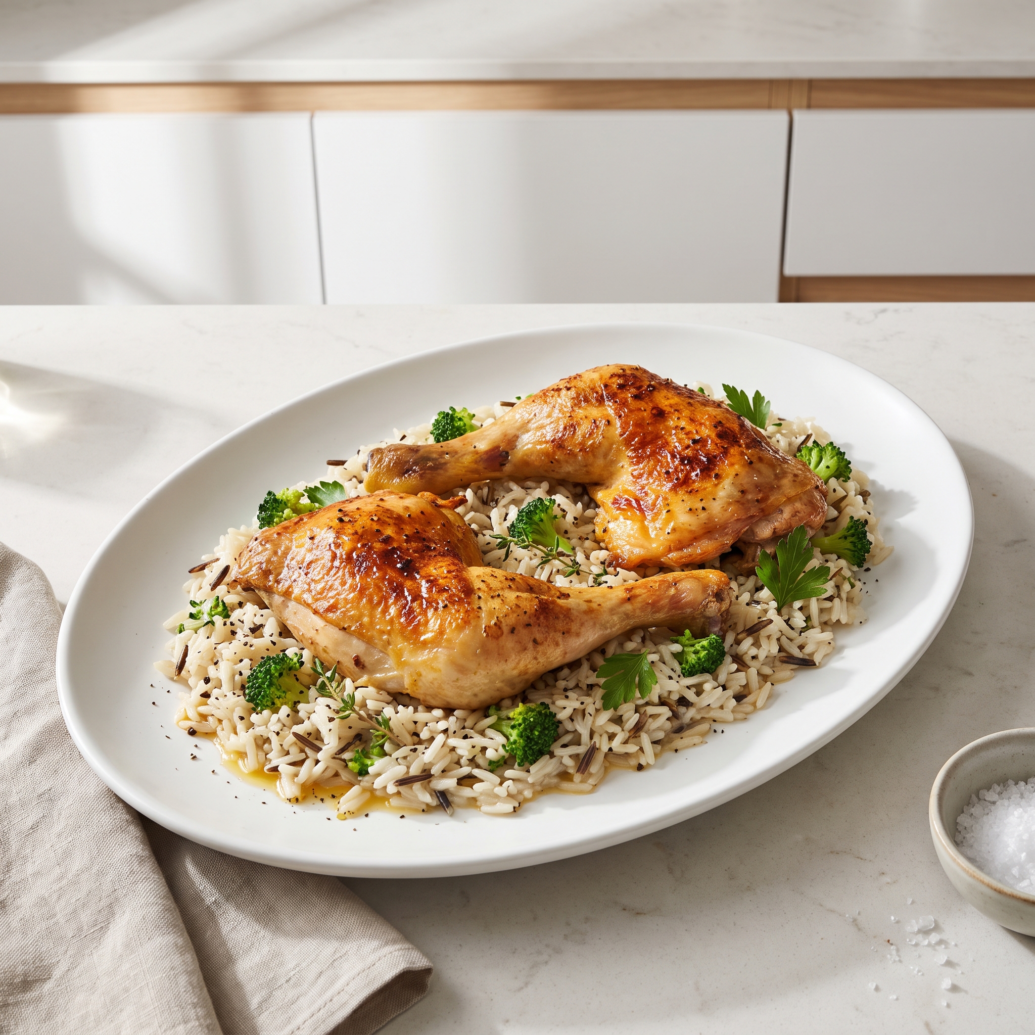 Eve's Baked Chicken Leg Quarters