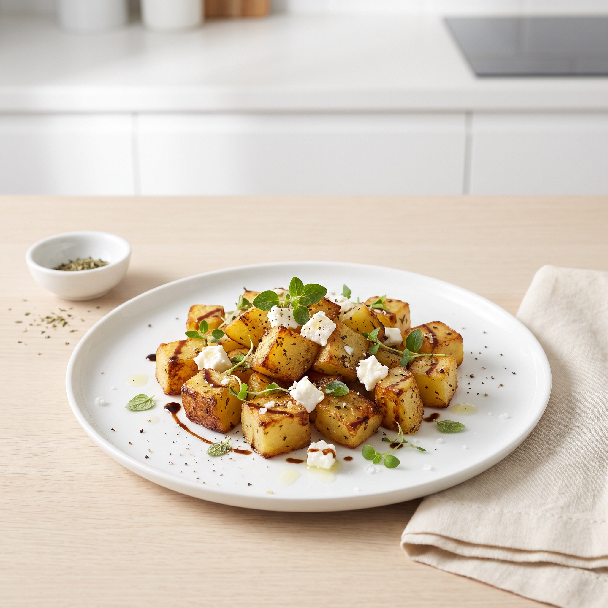 Feta Roasted Potatoes