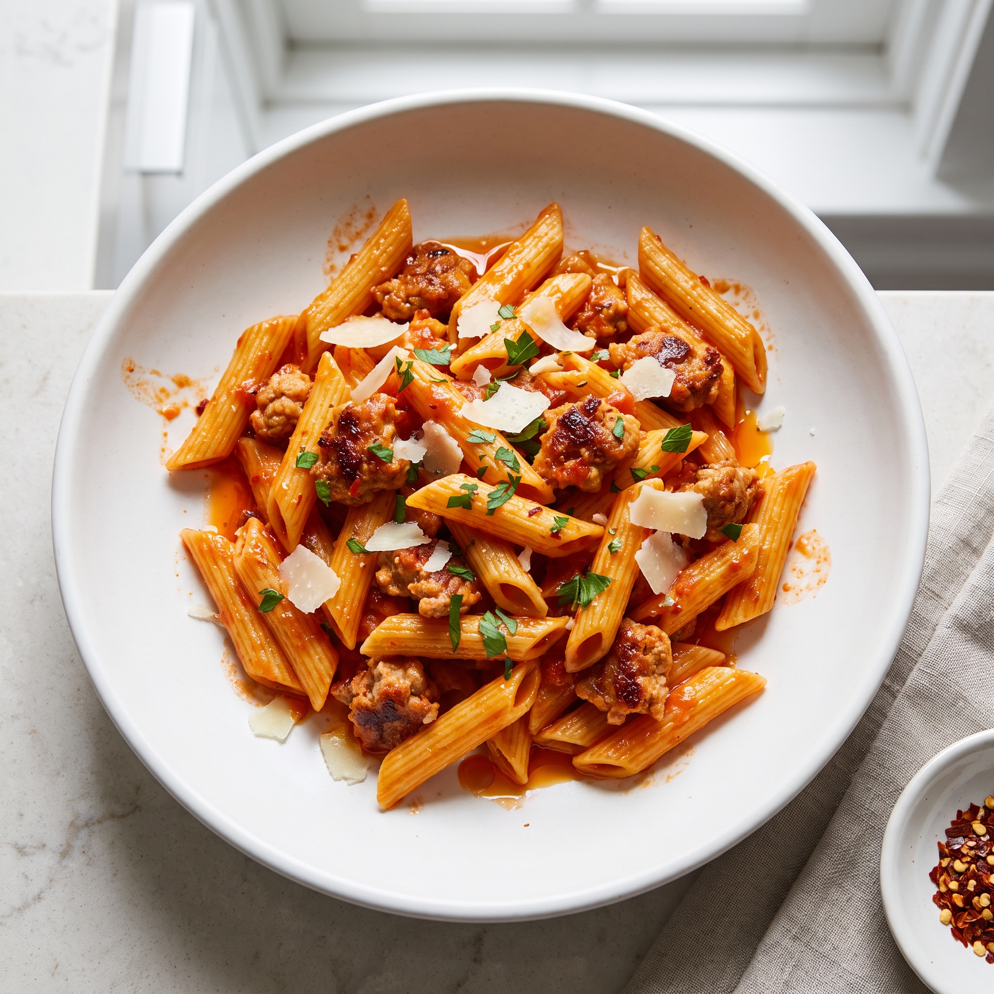 Fiery Italian Sausage Ragù