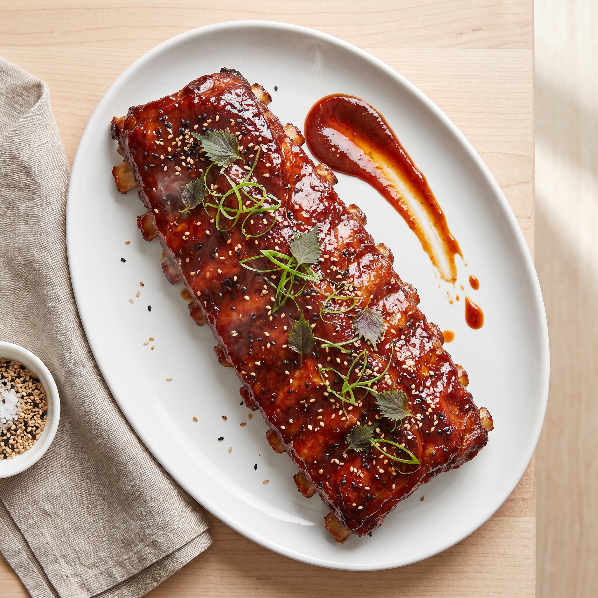Fiery Korean-Style Baby Back Ribs