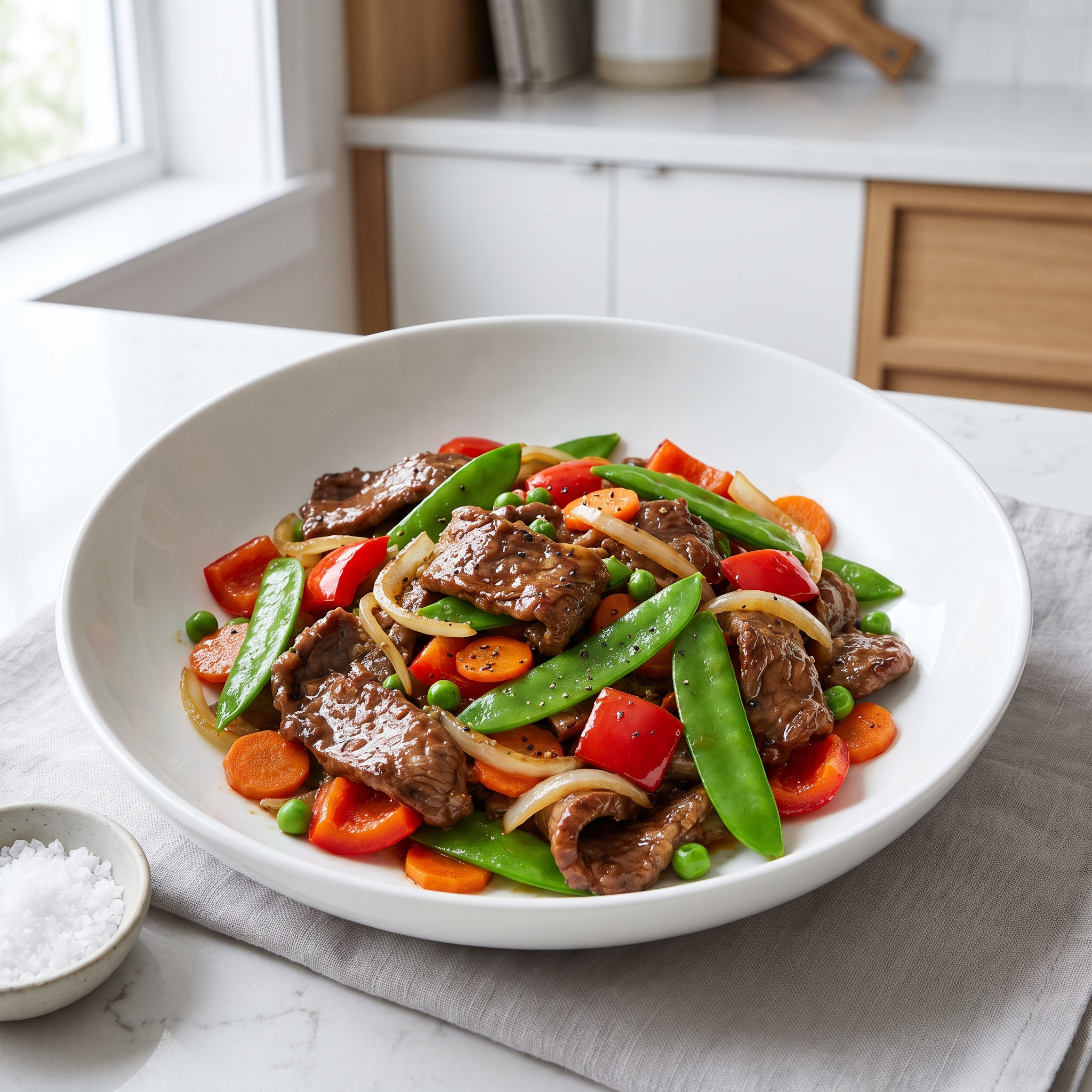 Filipino-Style Beef and Vegetable Stir-Fry