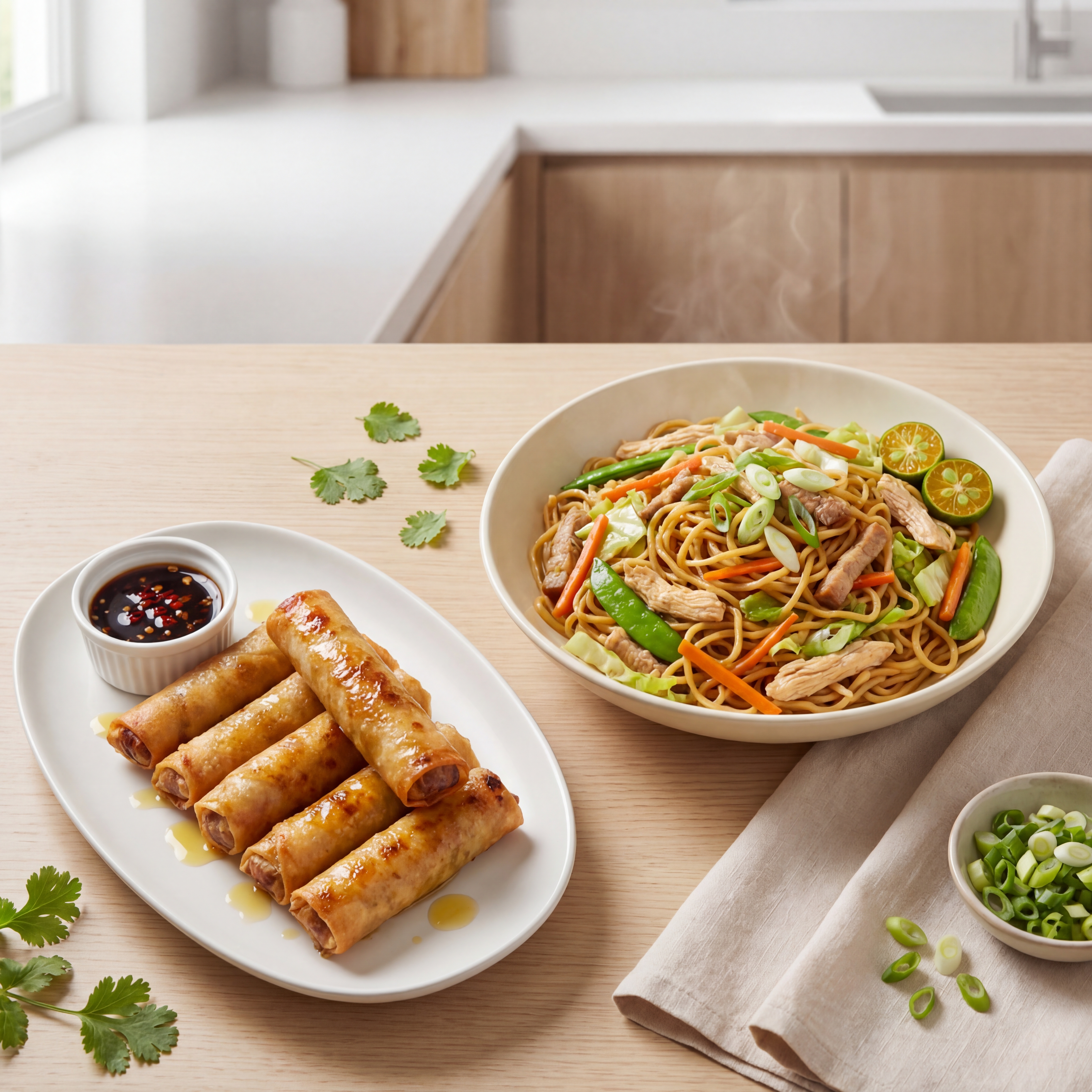 Grandma Nena's Lumpia and Pancit