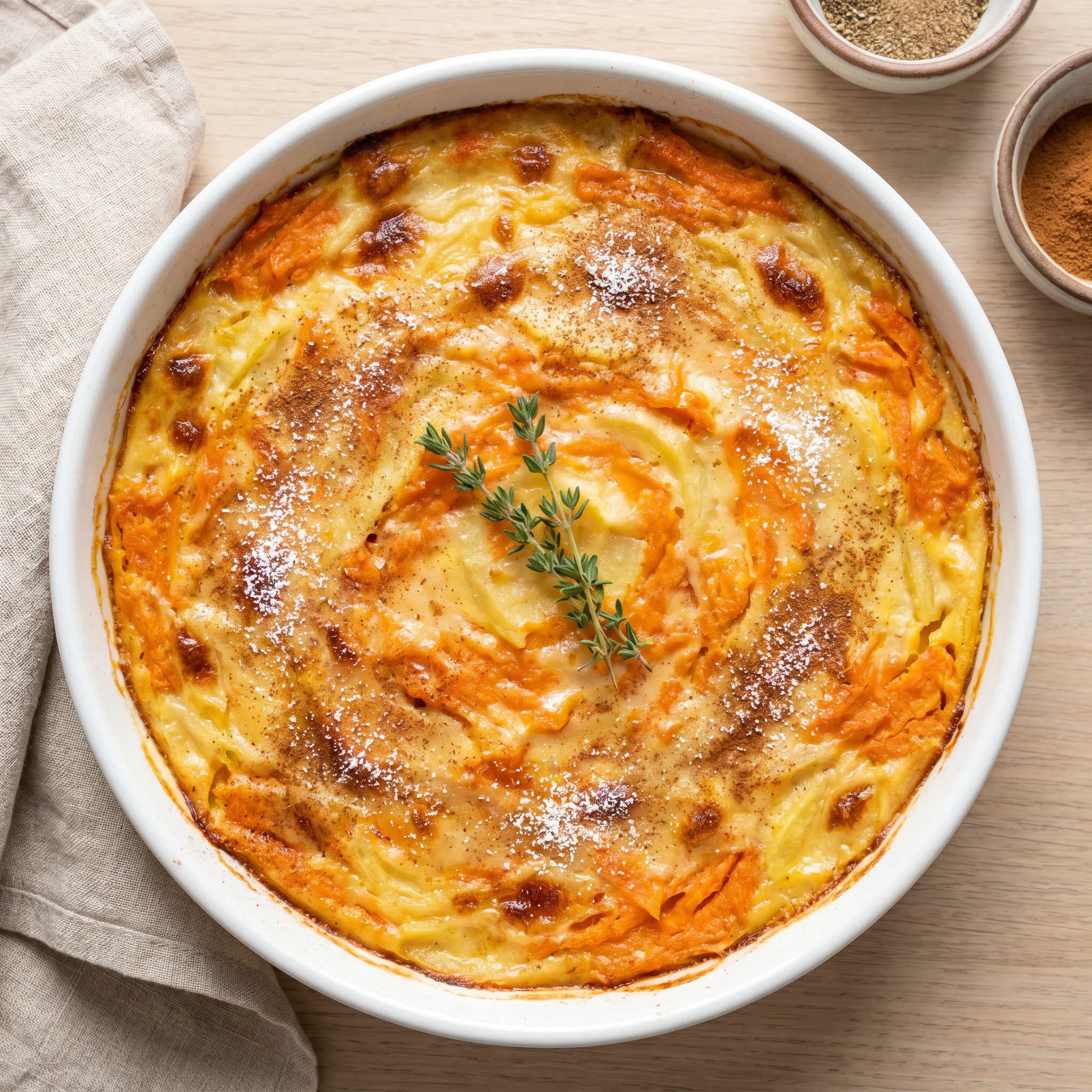 Finnish Rutabaga and Carrot Bake
