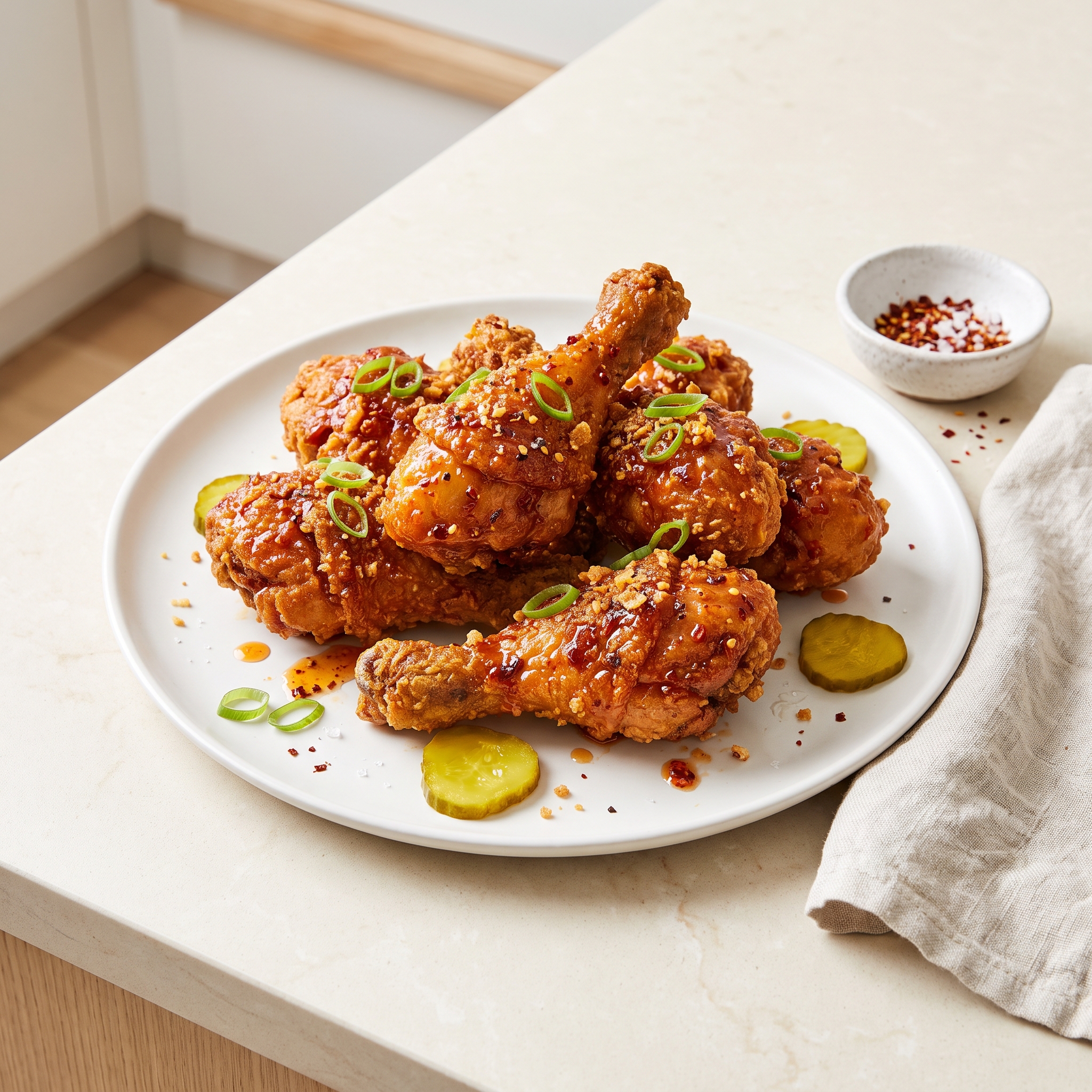 Firecracker Fried Chicken Drumsticks