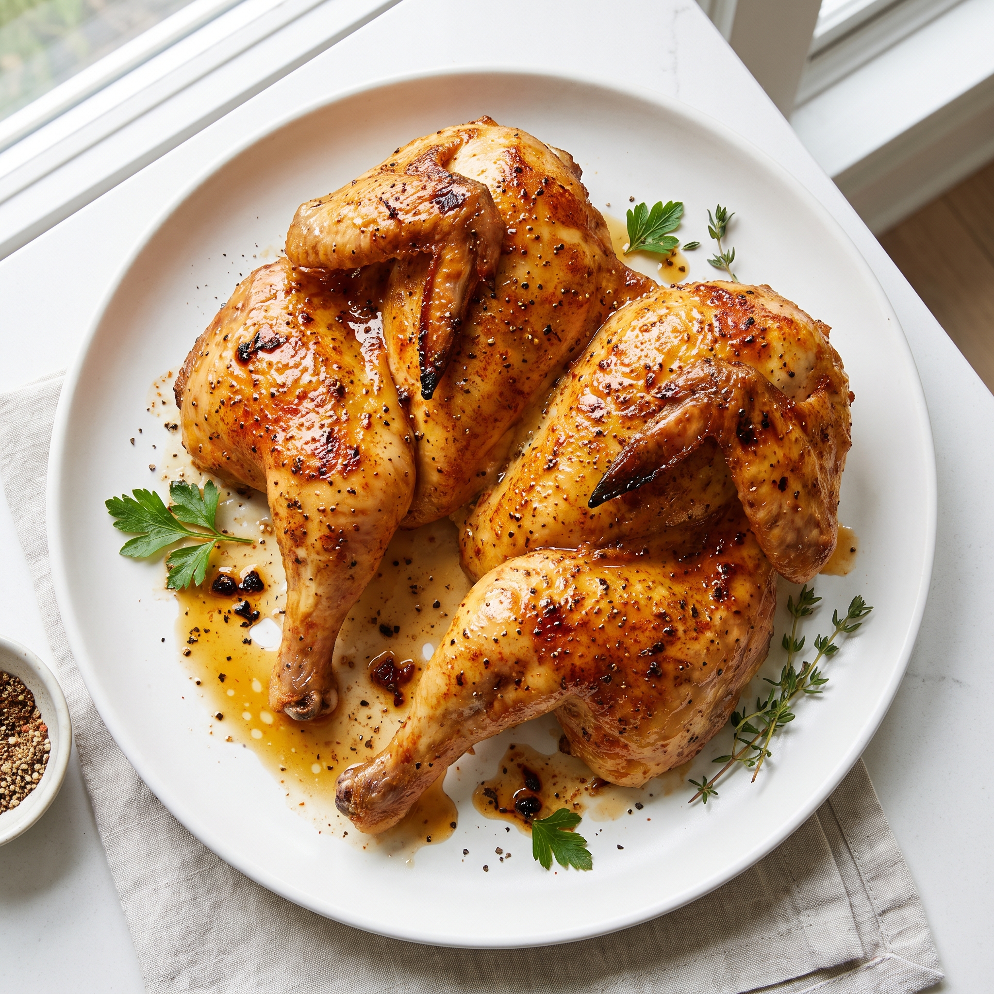 Firehouse-Style Butter-Basted Barbecue Chicken