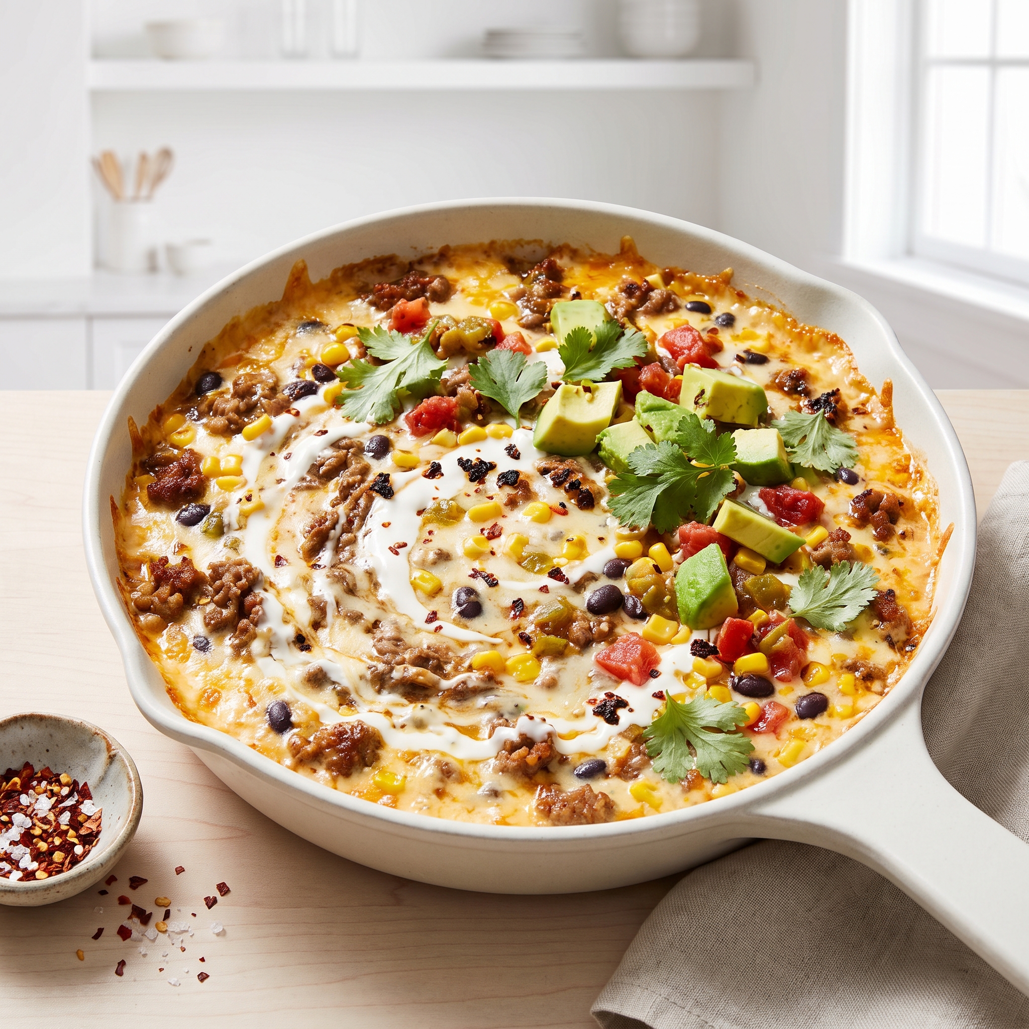 Fireside Skillet Queso Dip