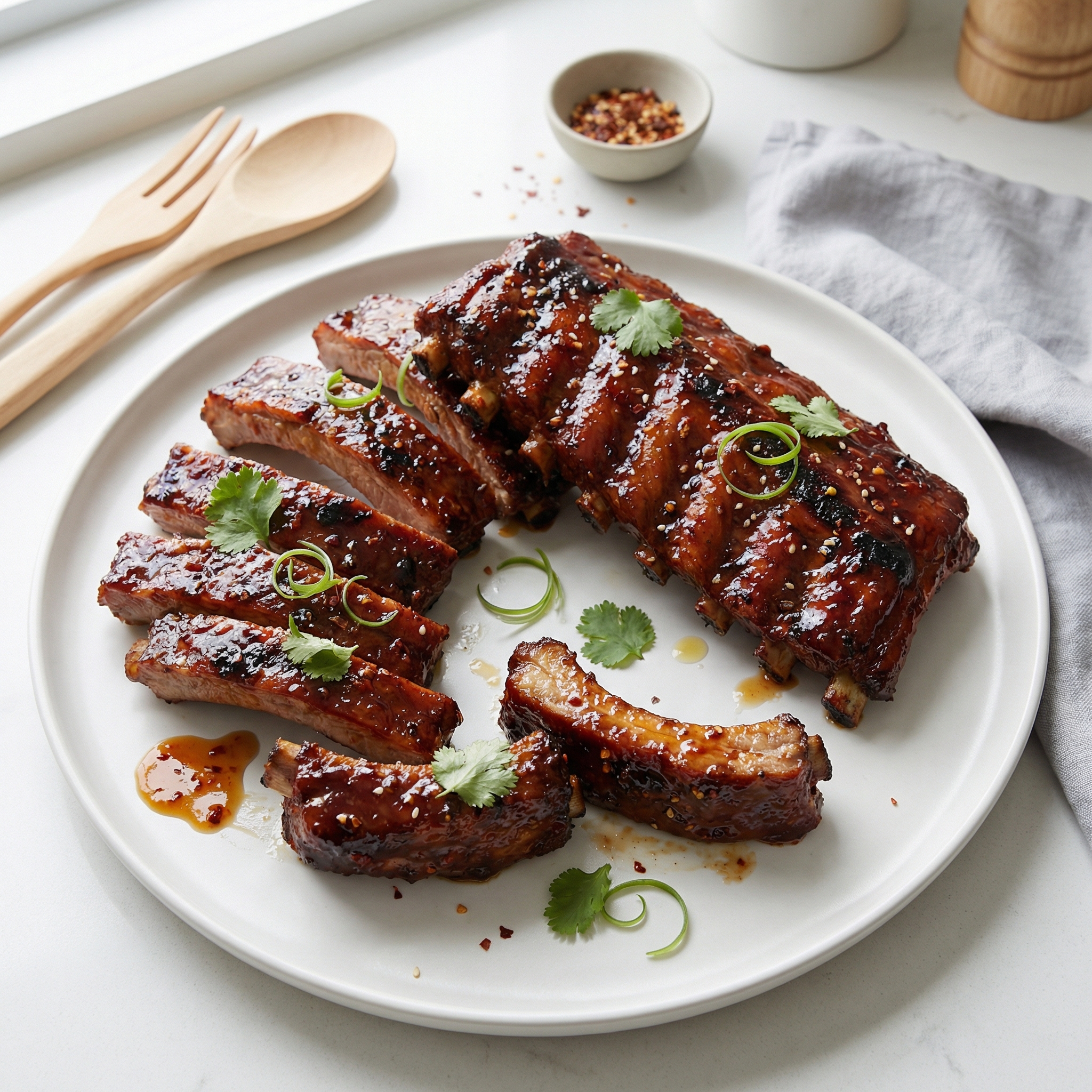 Simmered-and-Roasted Baby Back Ribs