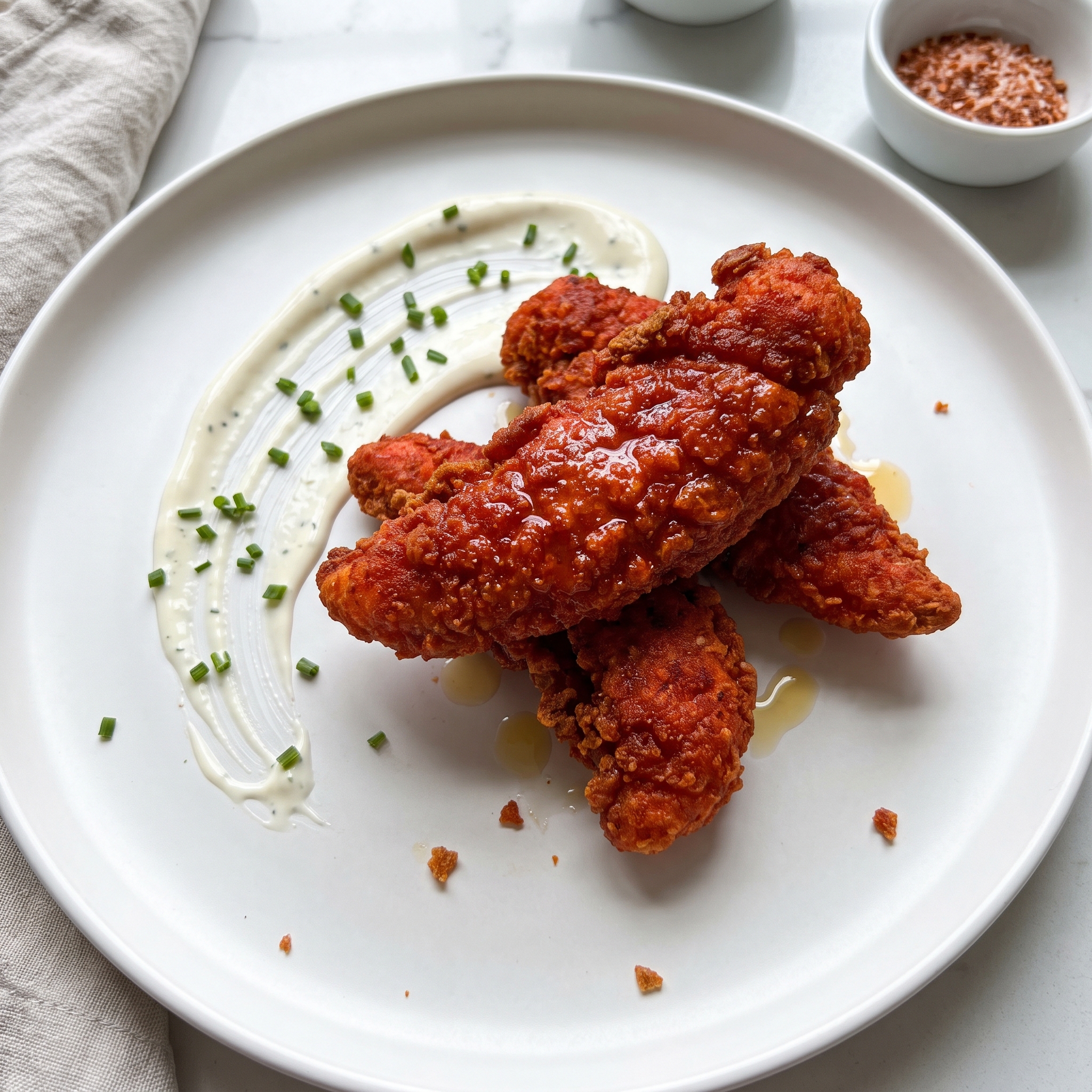Flamin’ Hot Cheetos-Crusted Chicken Tenders