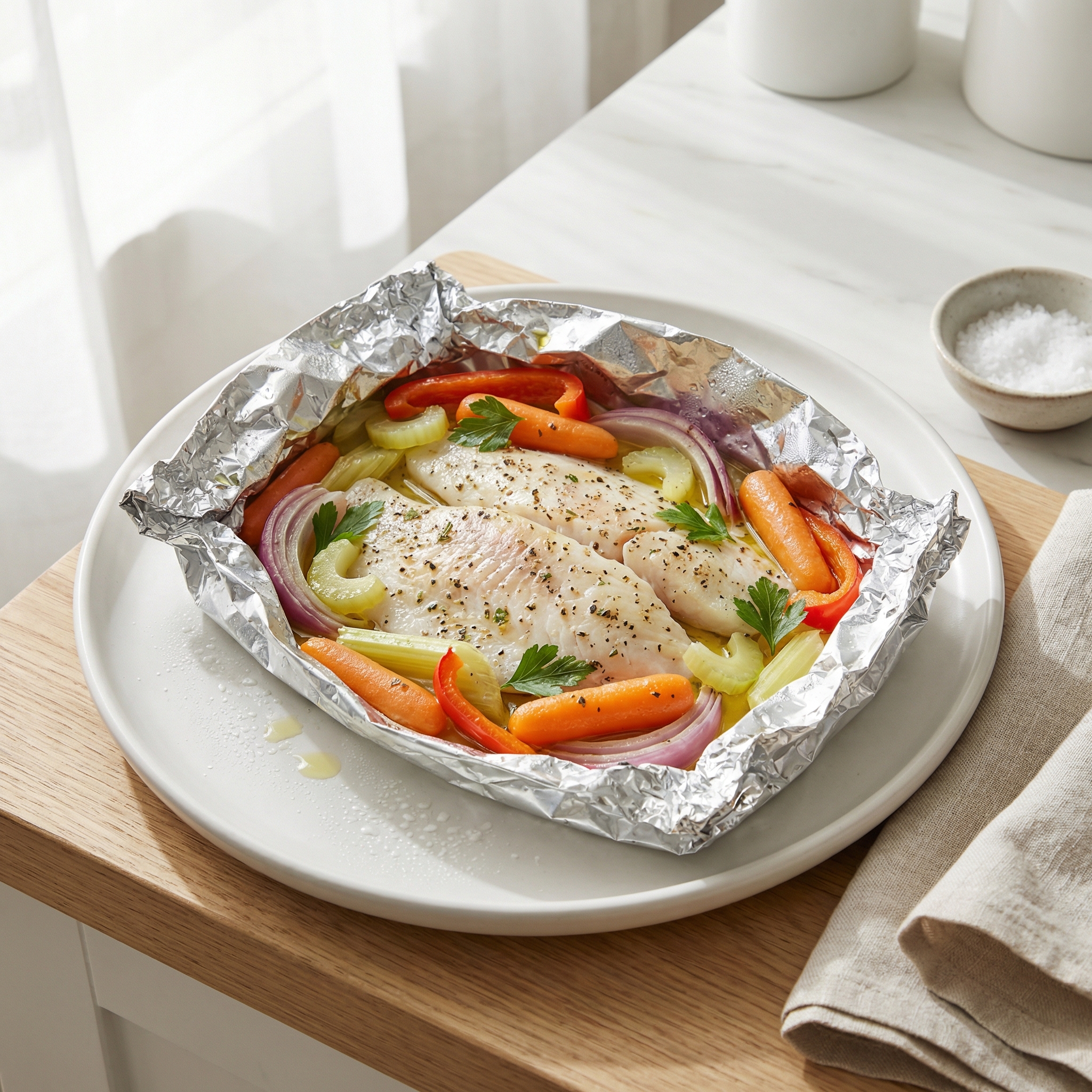 Vegetable Steamed Tilapia