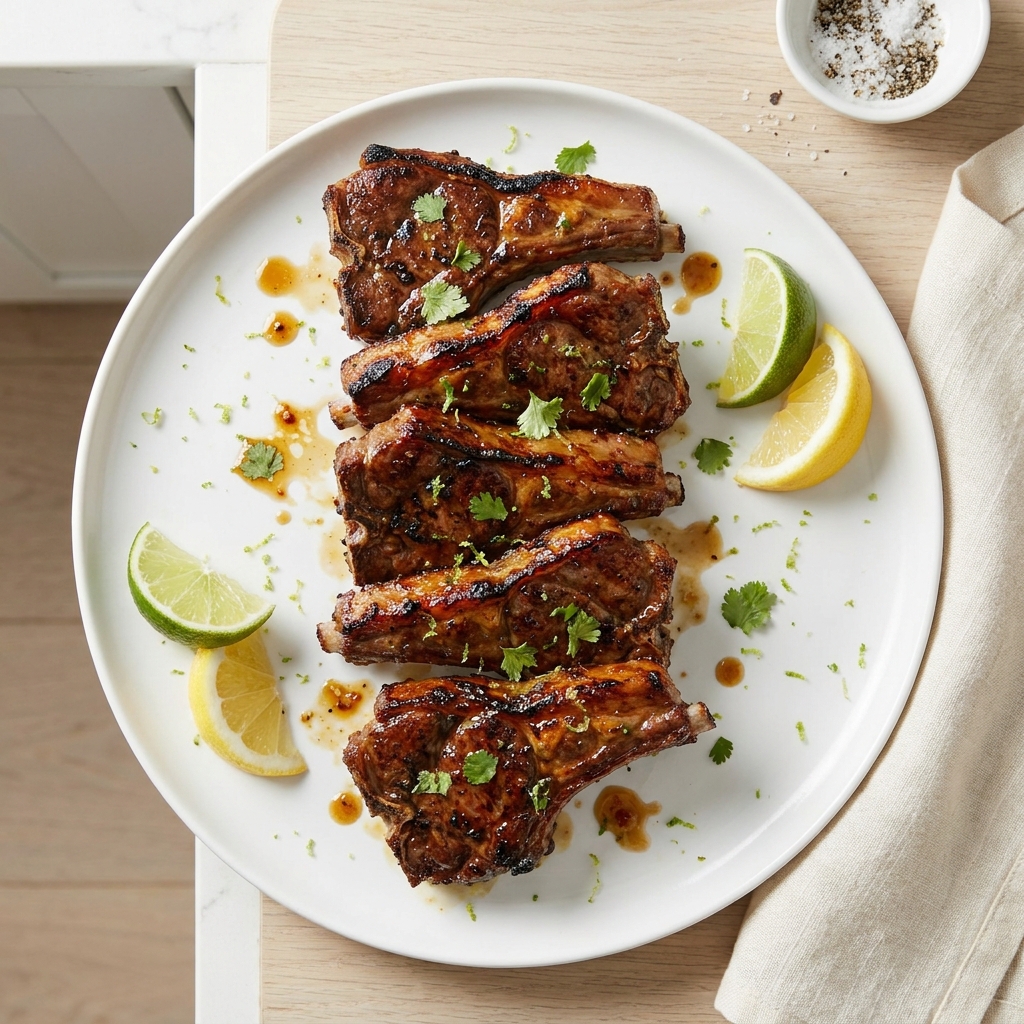 Fragrant Vietnamese-Style Lamb Loin Chops
