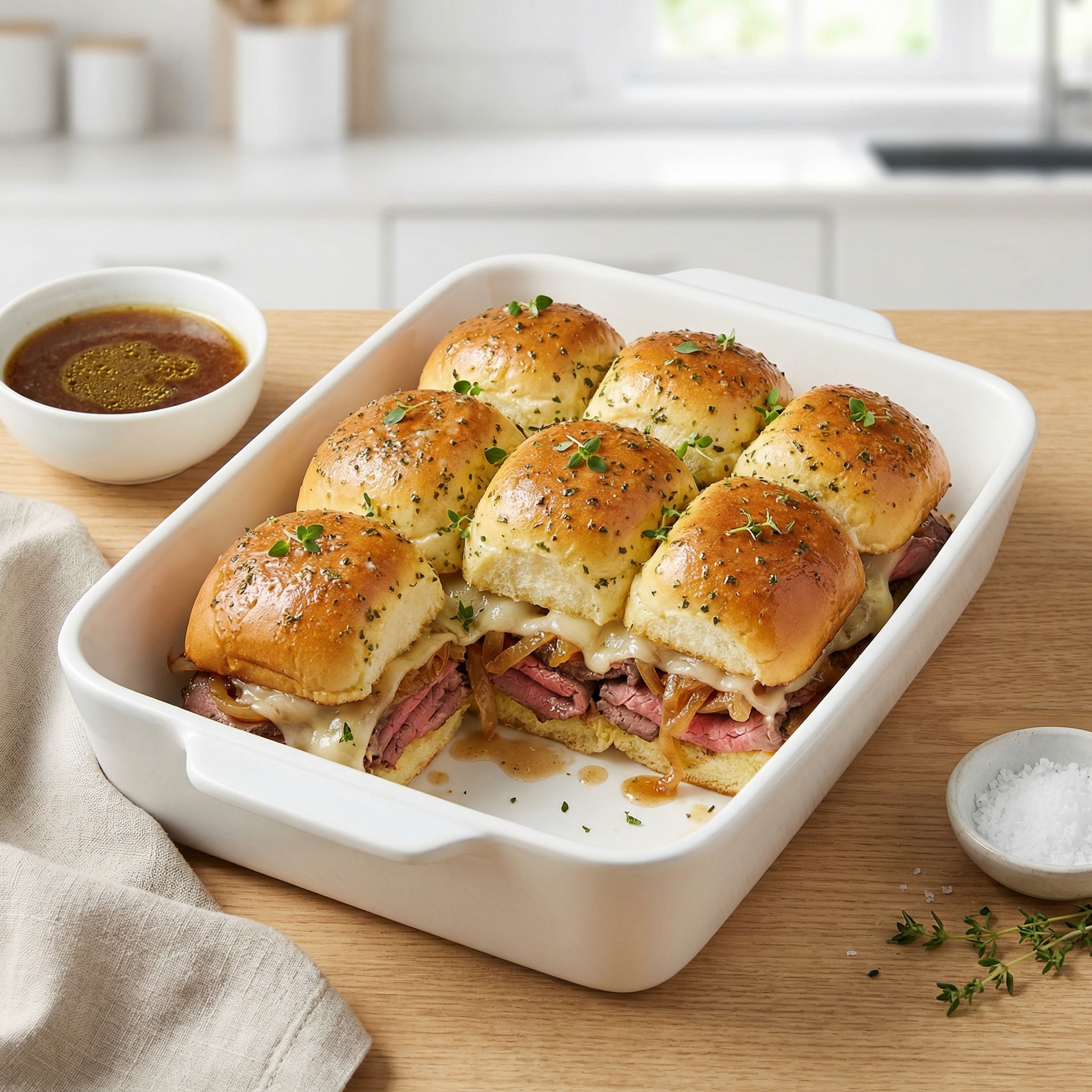 Mini French Dip Sandwich Sliders