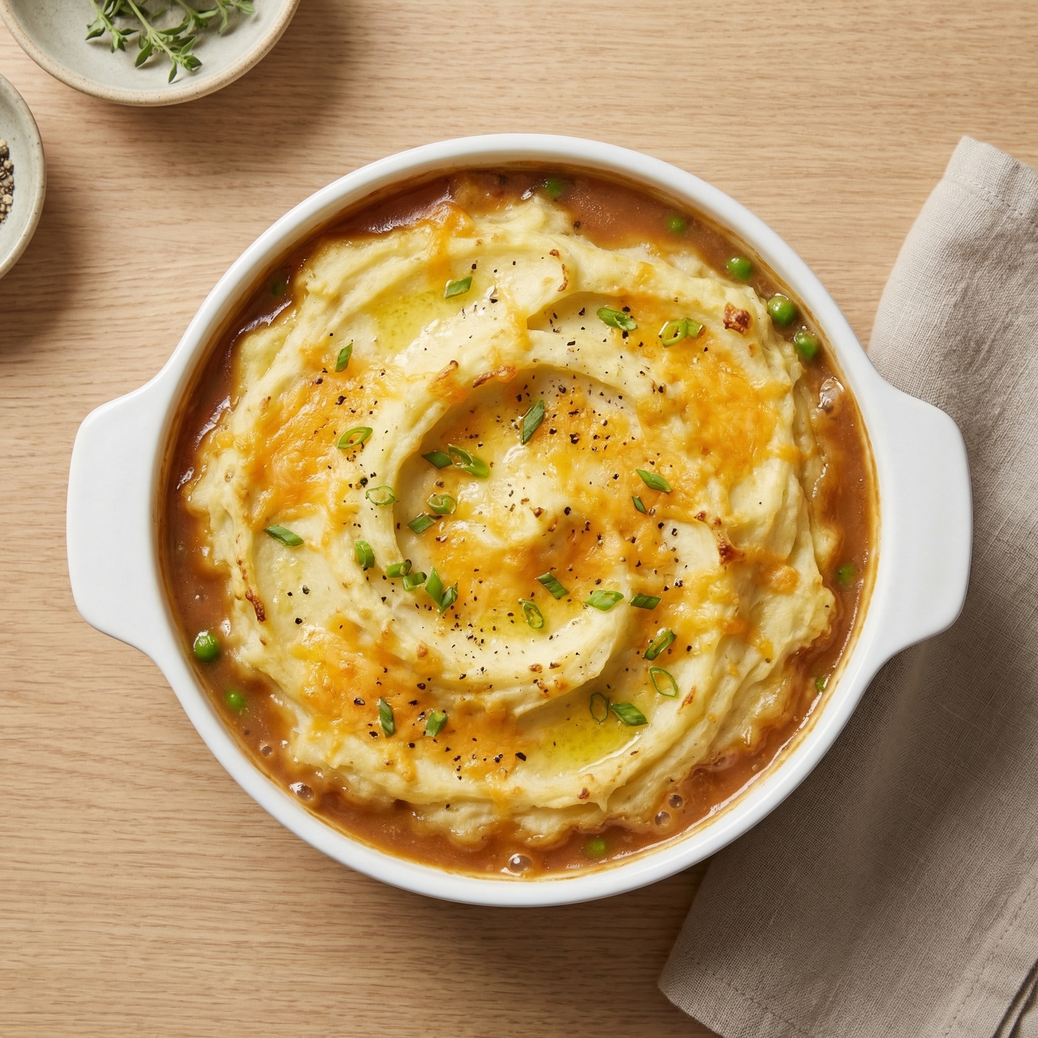 French Onion-Style Shepherd’s Pie