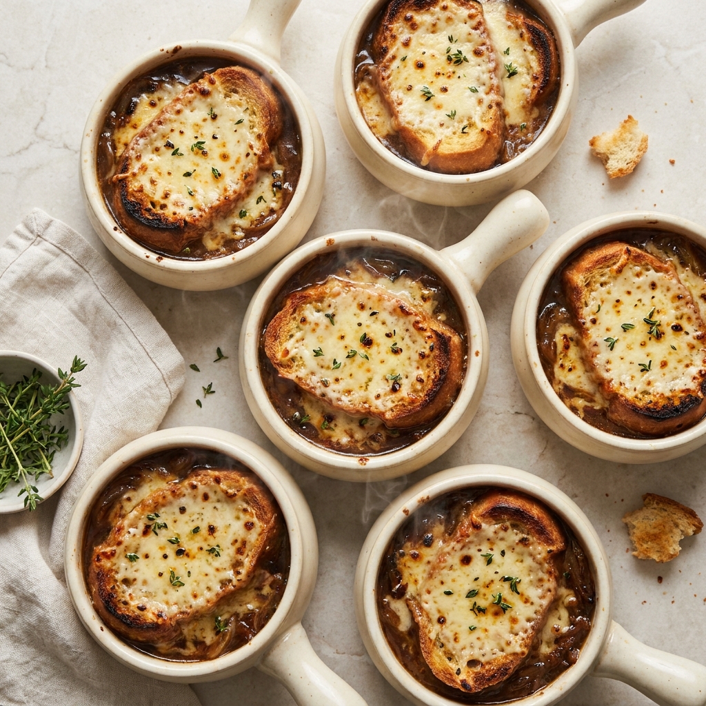 French Onion Soup with Port Wine