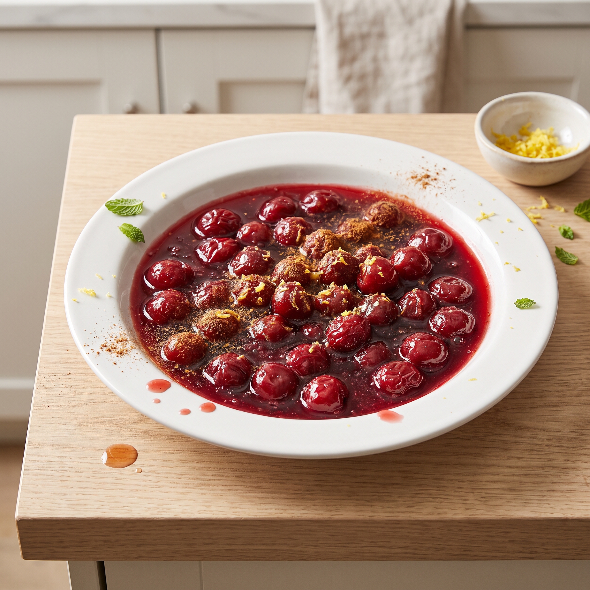 Fresh Cherry Compote