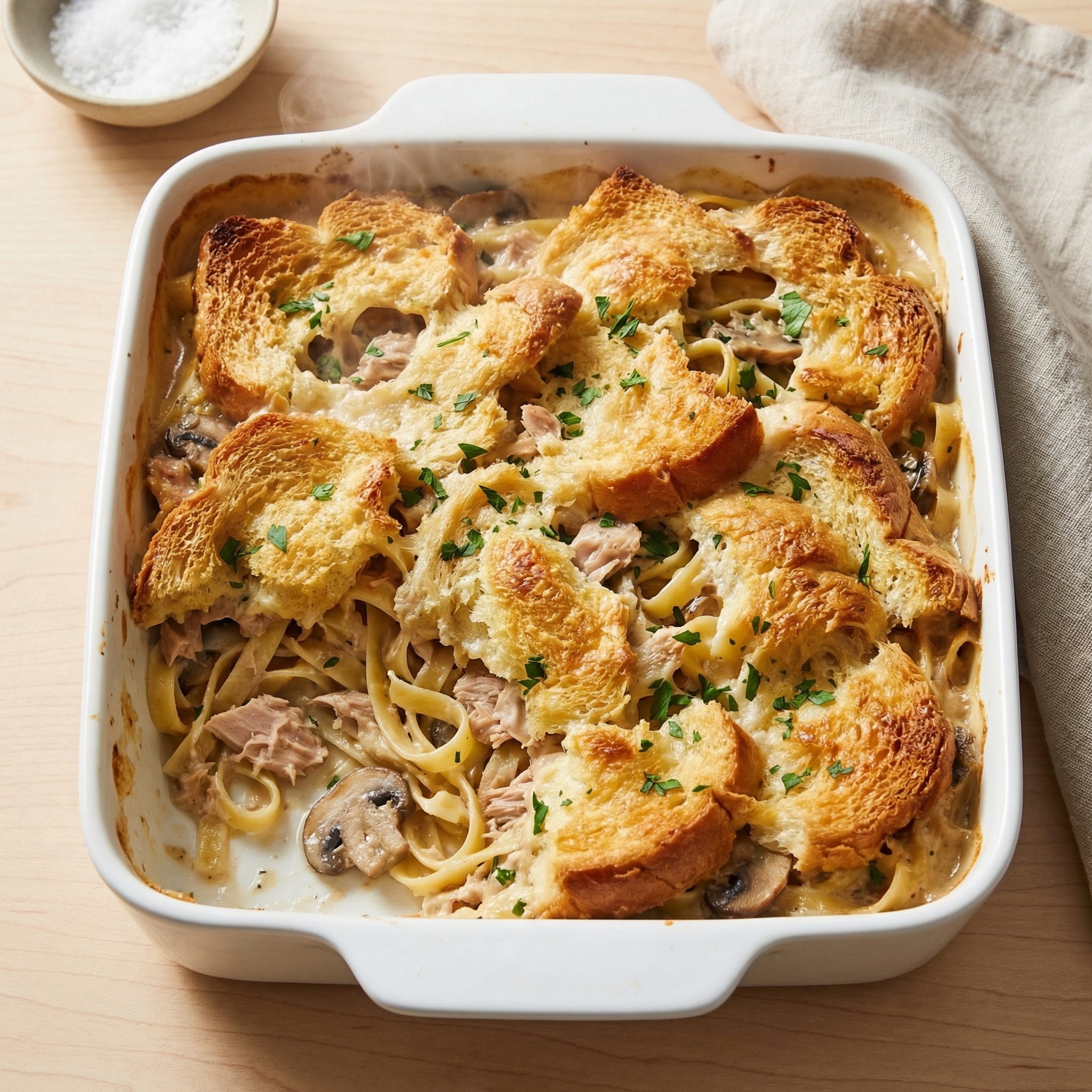 From-Scratch Tuna Noodle Casserole (Best Version)