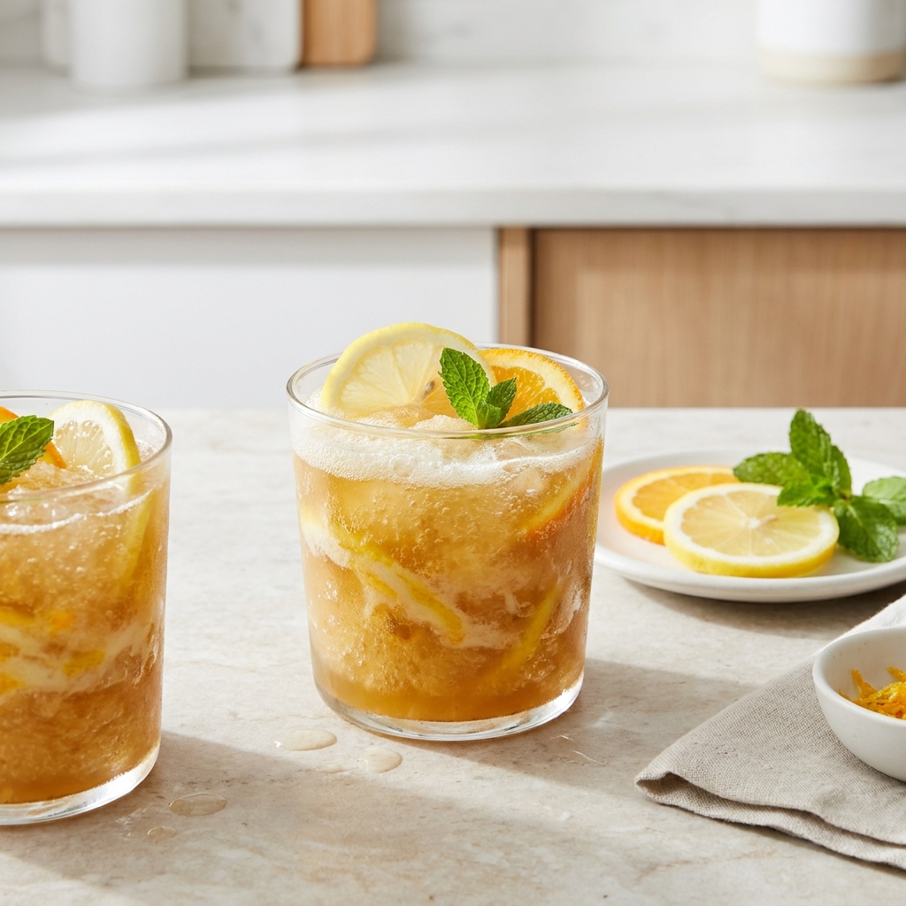 Frozen Brandy Tea Punch